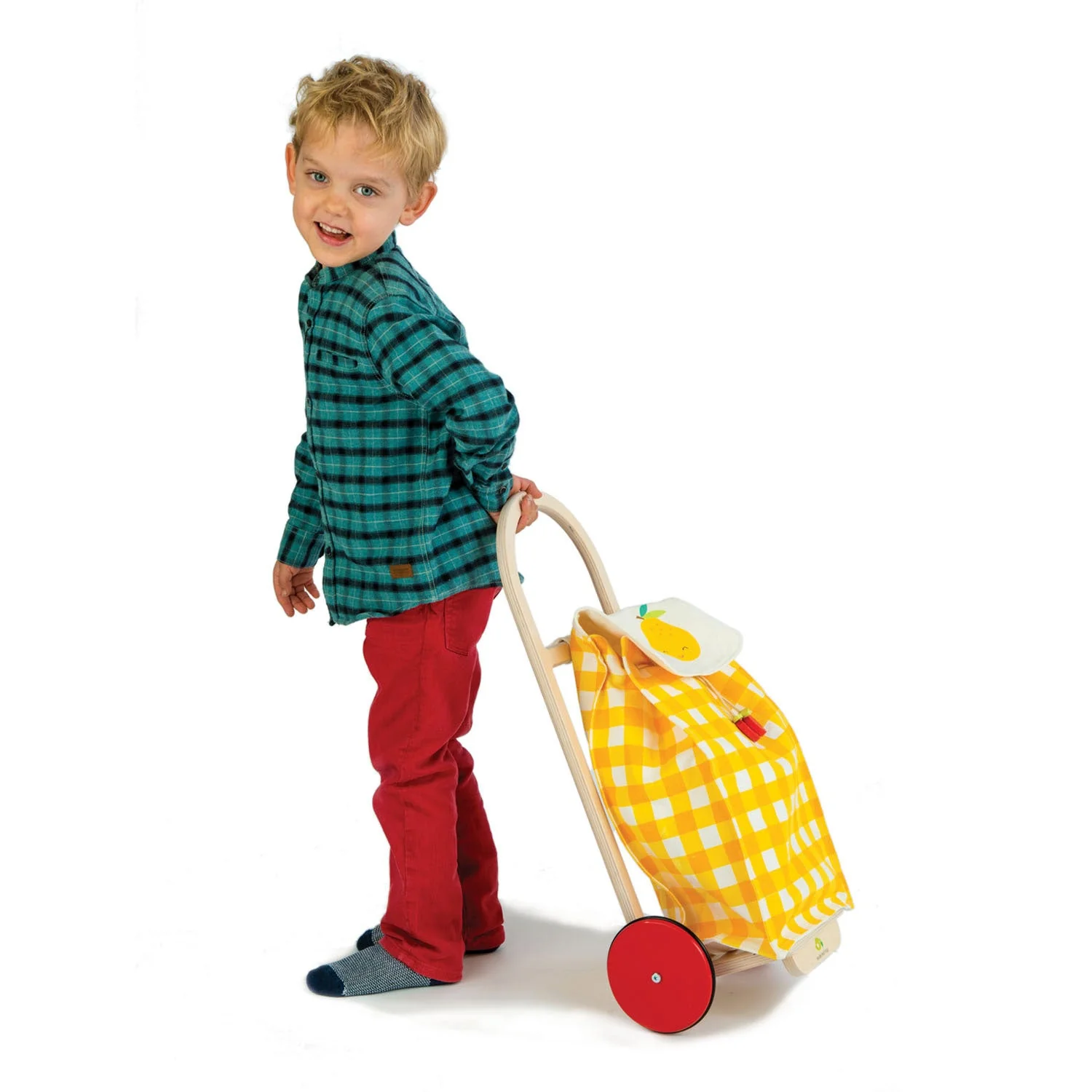 Tender Leaf Pull Along Shopping Trolley - Image 2