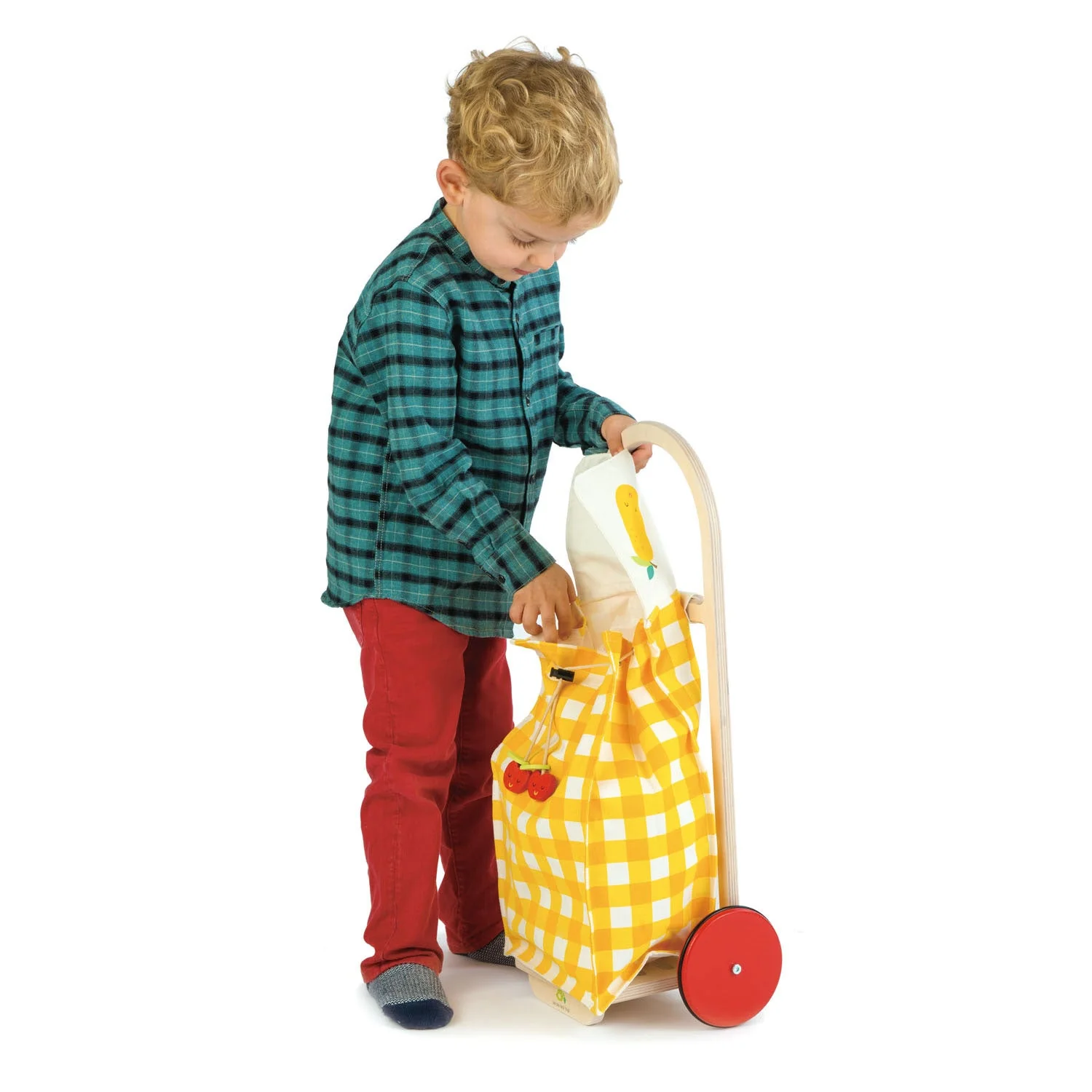 Tender Leaf Pull Along Shopping Trolley - Image 3