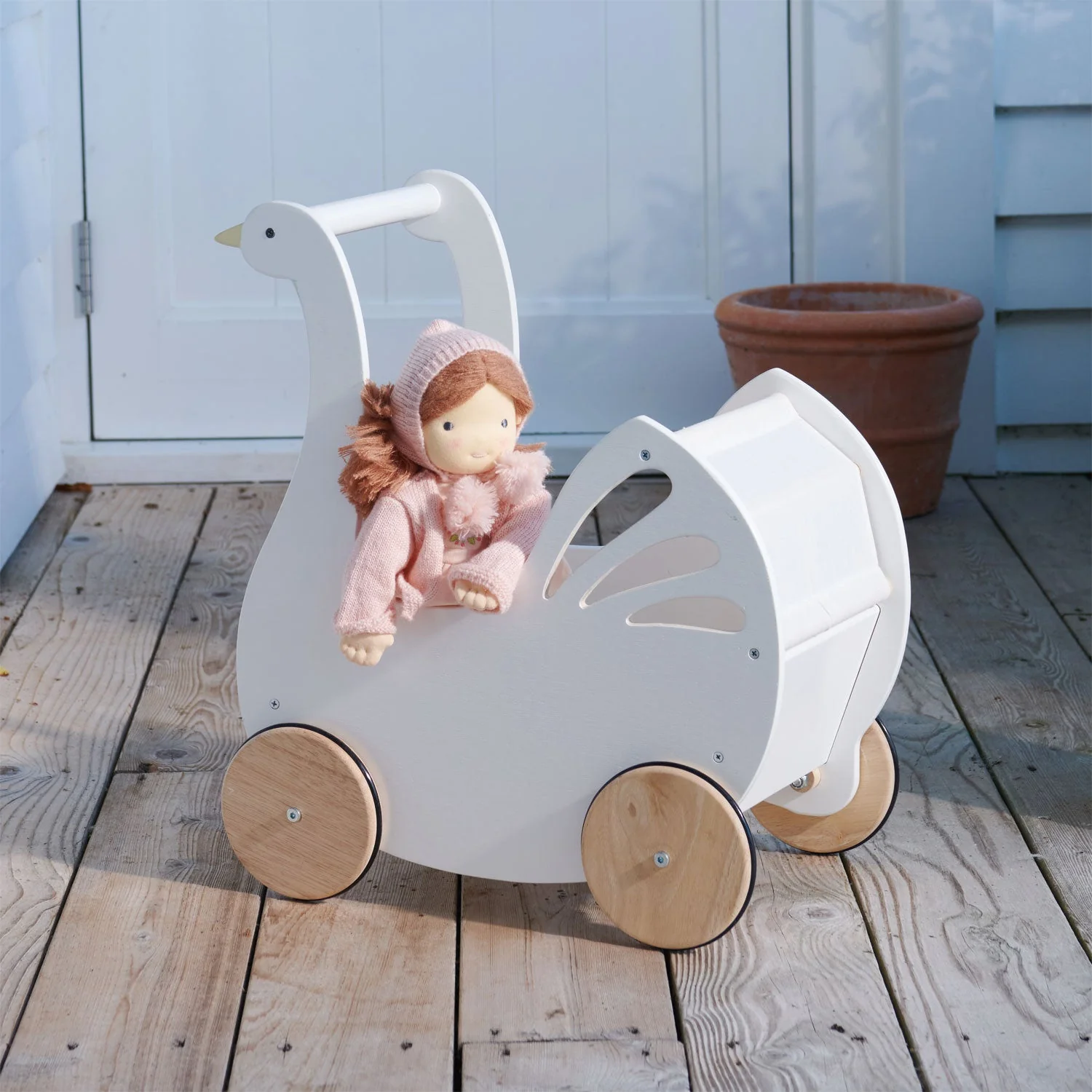 Tender Leaf Sweet Swan Pram - Image 9