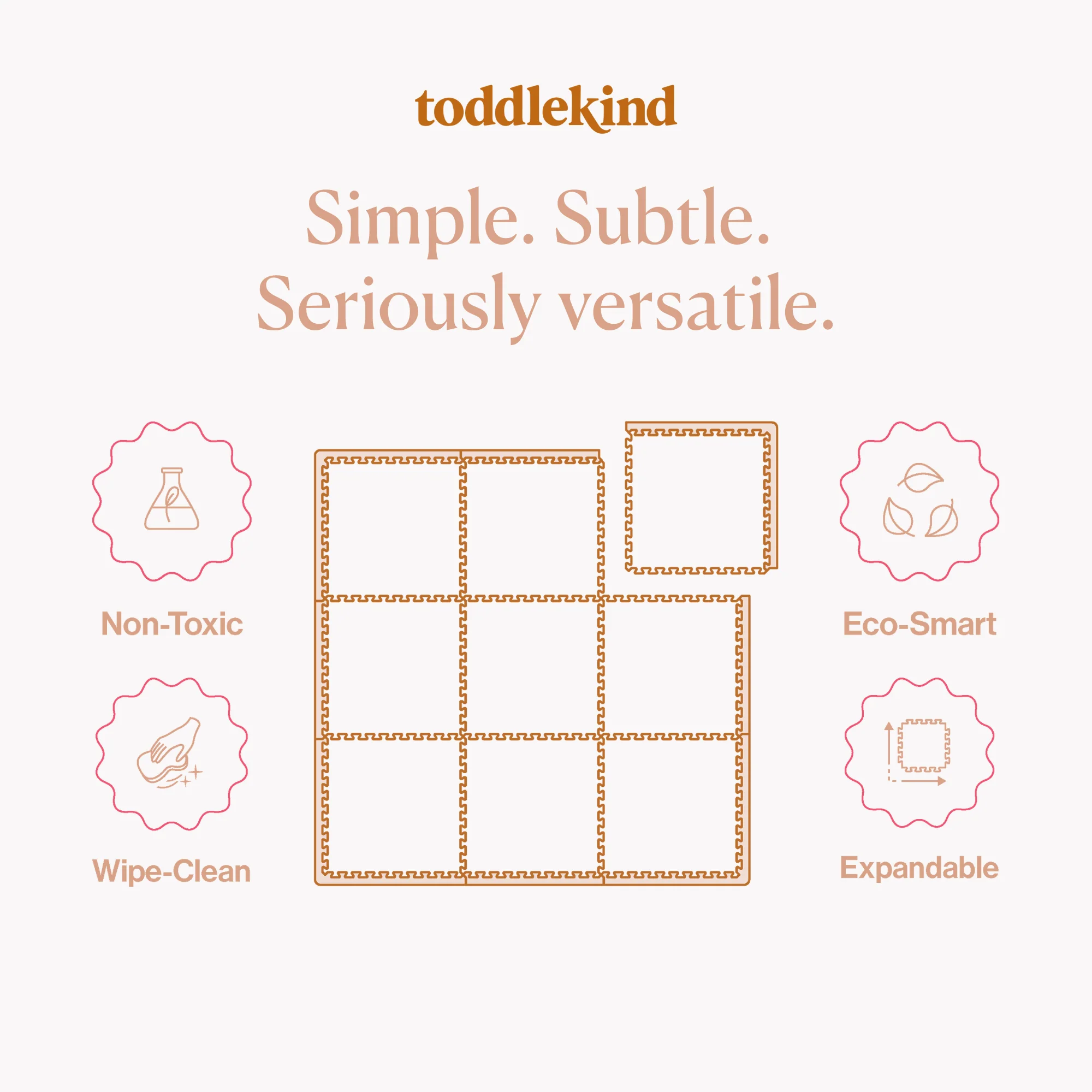 Toddlekind Classic Mat | Camel - Image 8