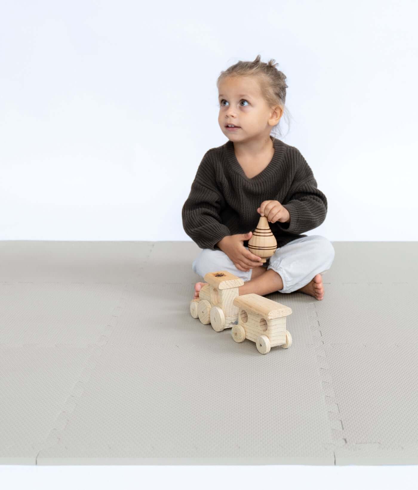 Toddlekind Classic Mat | Stone - Image 4