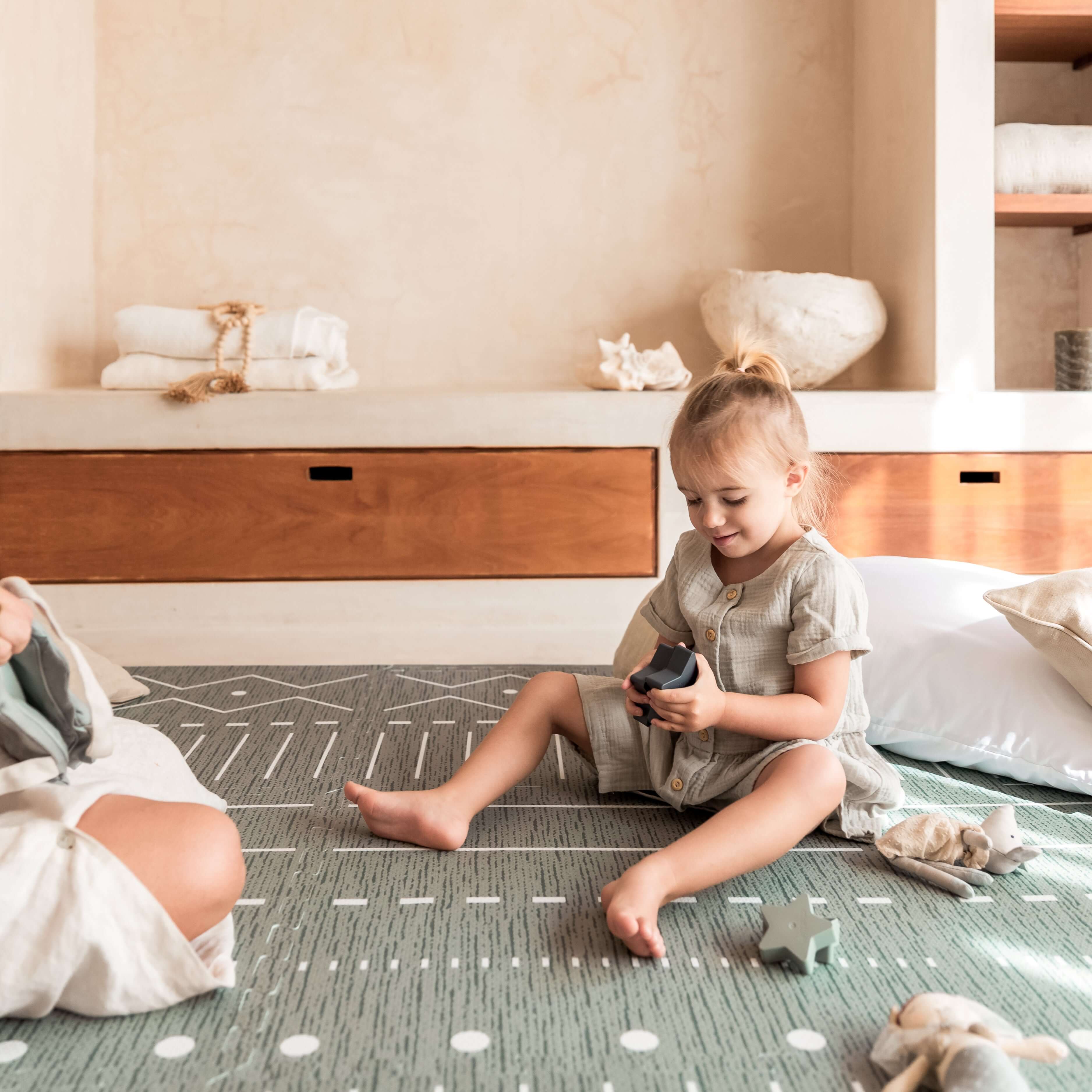 Toddlekind Haven Playmat | Berber - Moss - Image 5