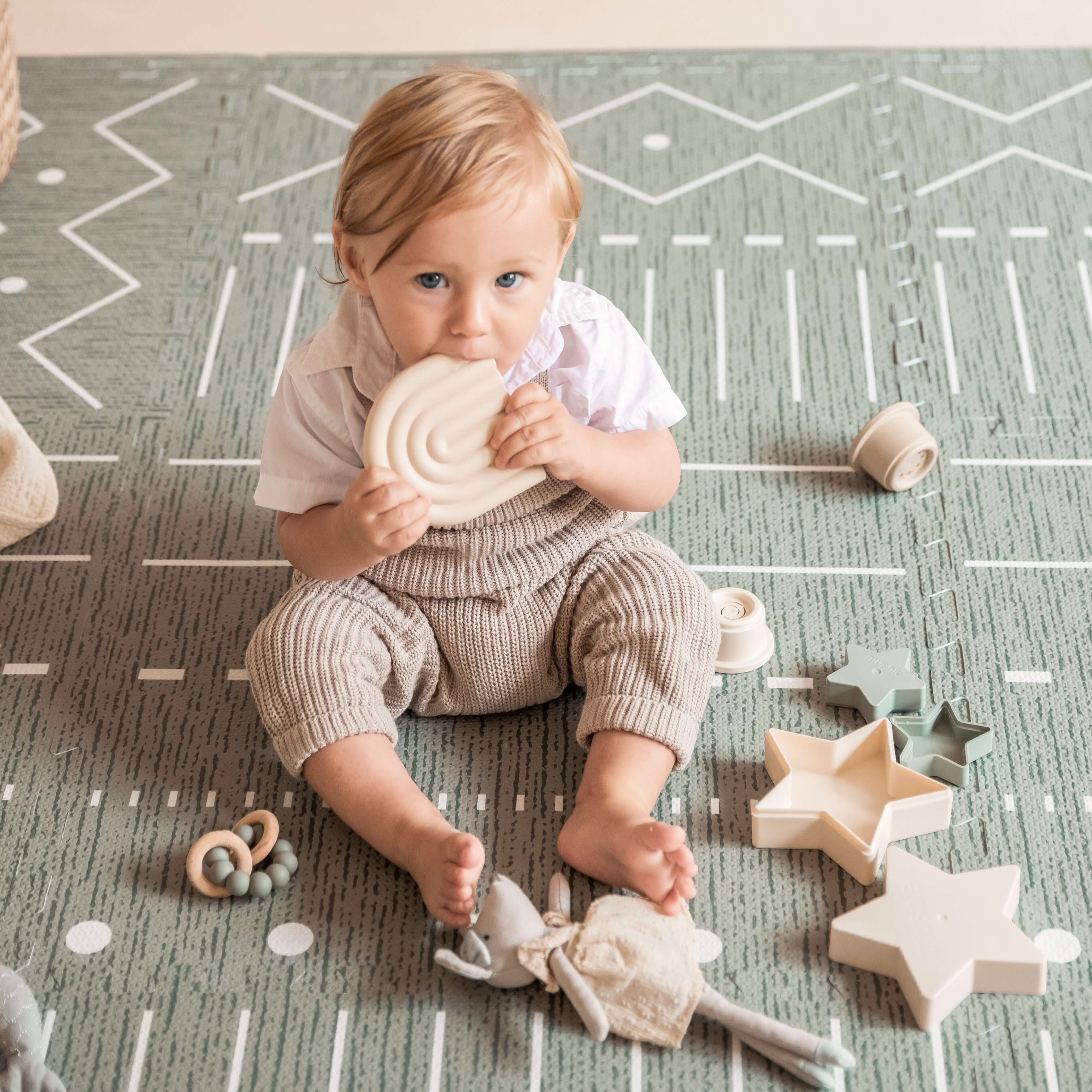 Toddlekind Haven Playmat | Berber - Moss - Image 7