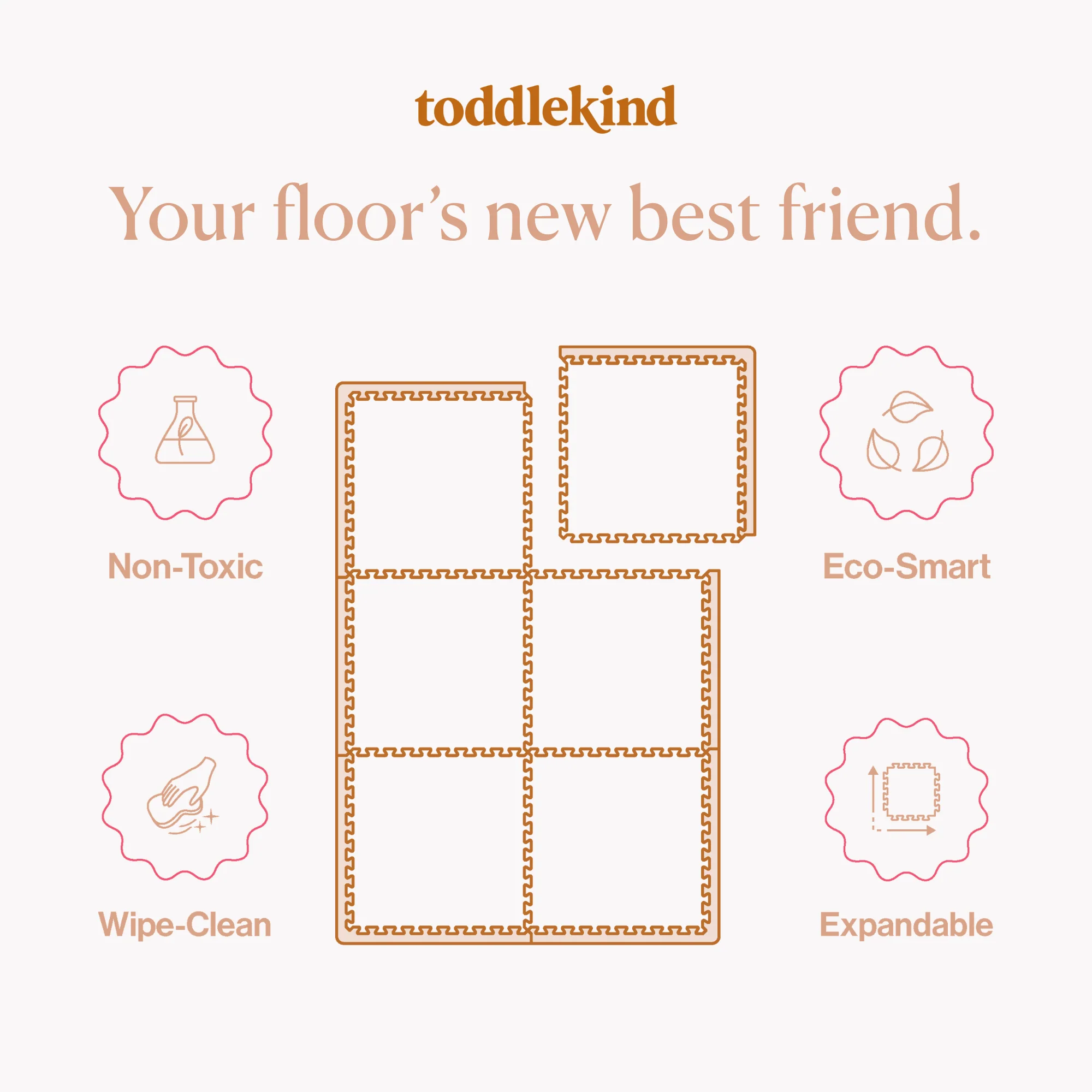 Toddlekind Haven Playmat | Berber - Moss - Image 9