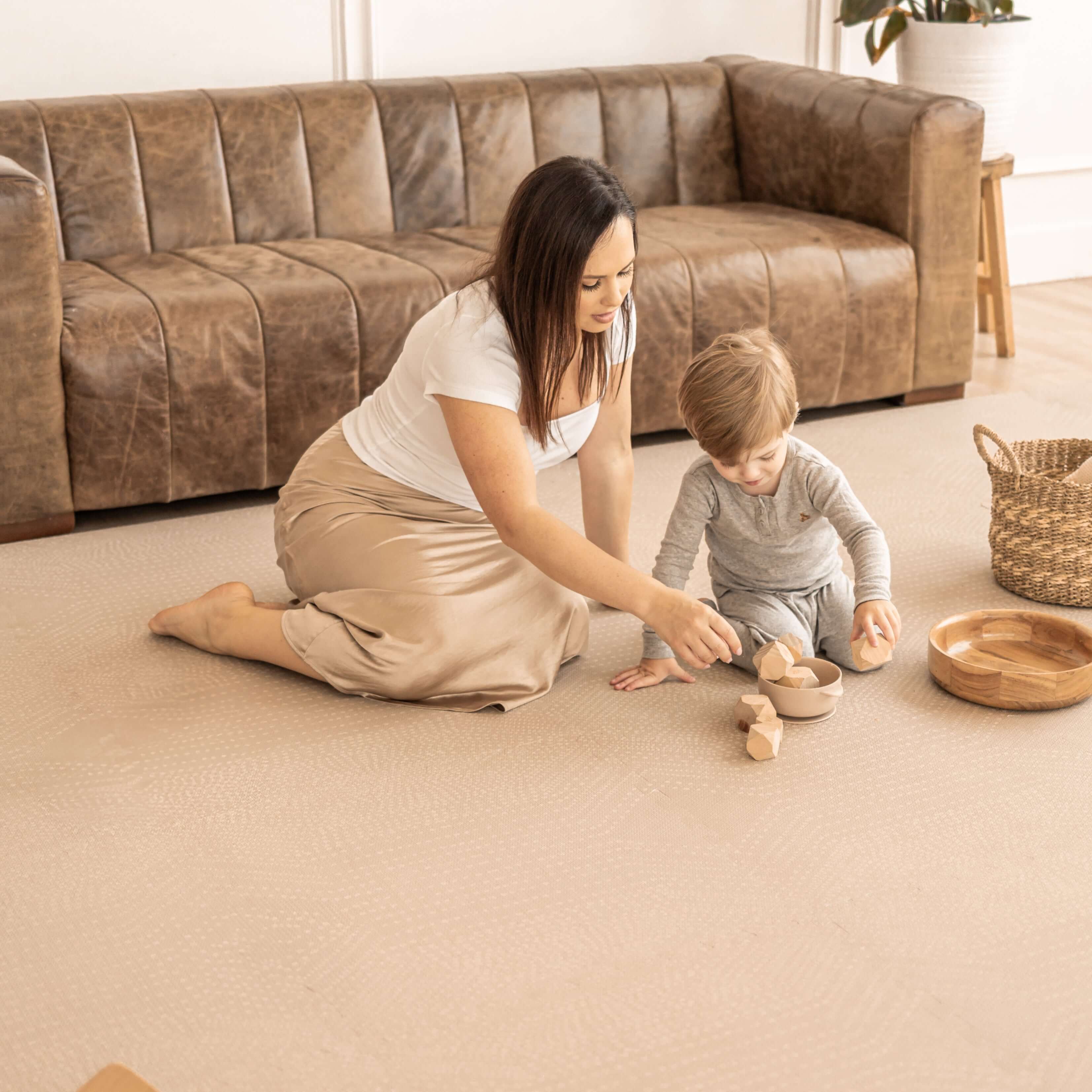 Toddlekind Haven Playmat | Deco - Latte - Image 10