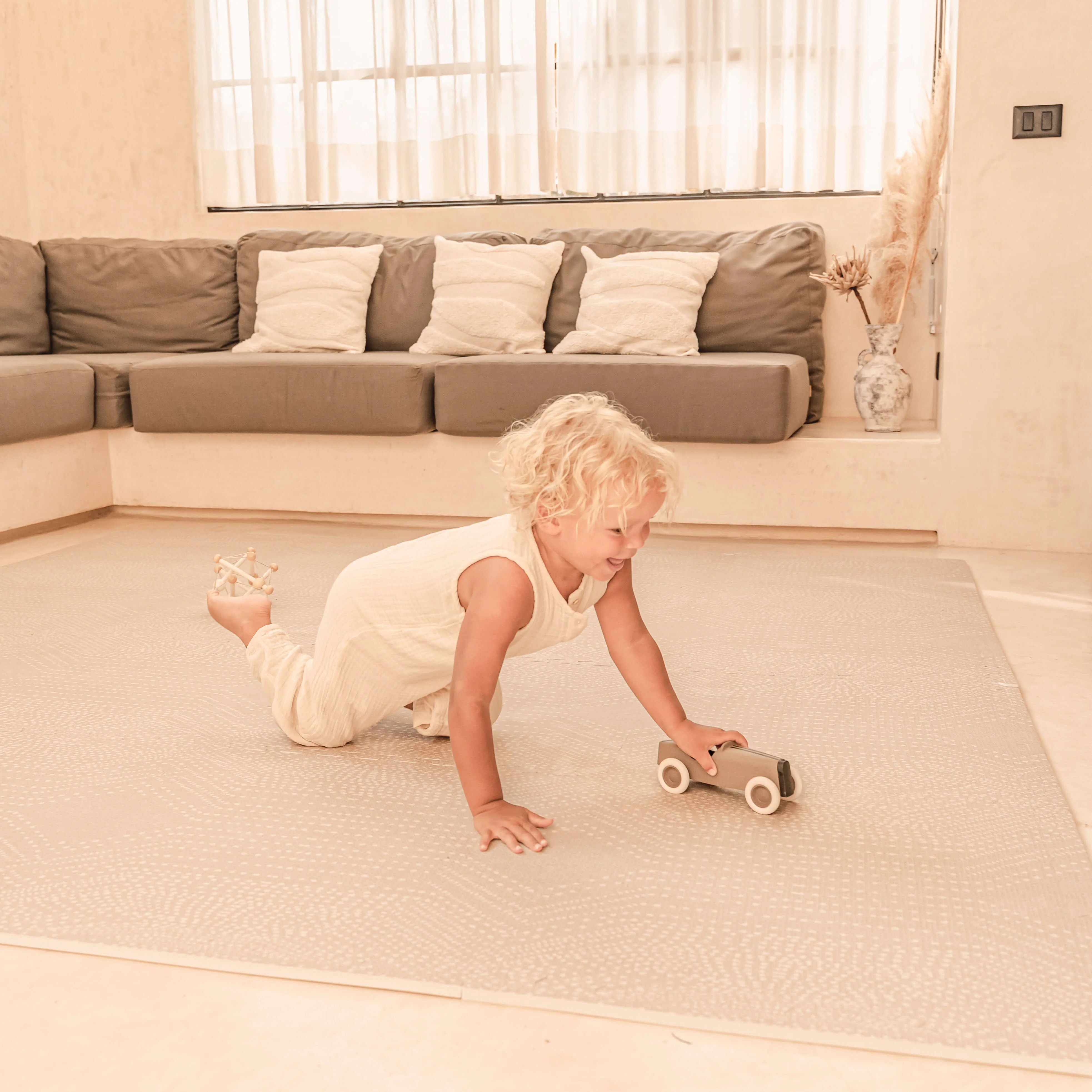 Toddlekind Haven Playmat | Deco - Latte - Image 7