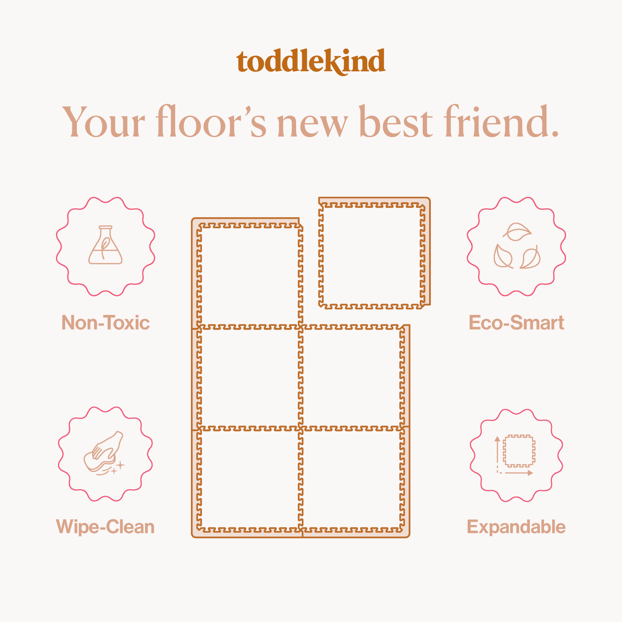 Toddlekind Haven Playmat | Earth - Clay - Image 8