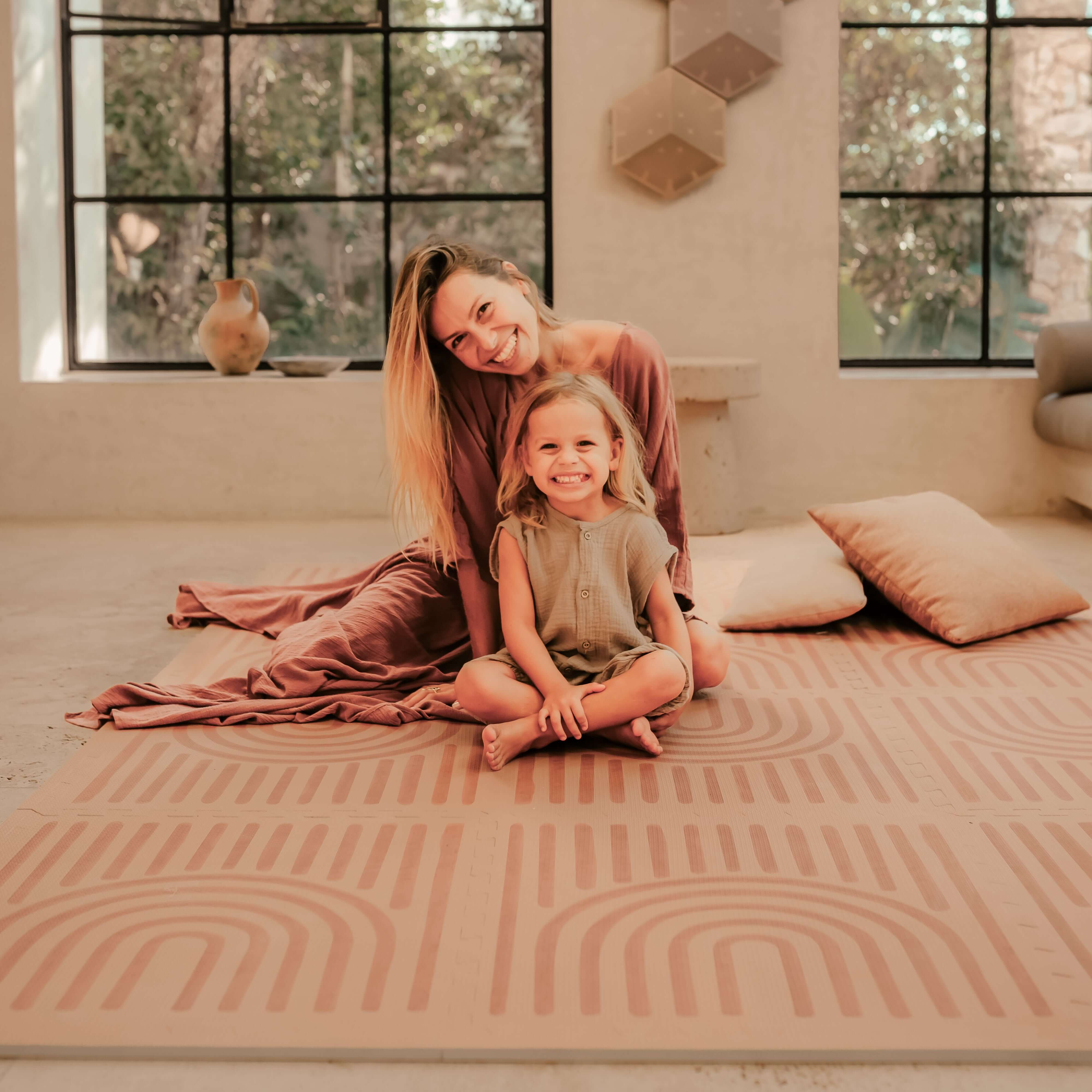 Toddlekind Haven Playmat | Linear - Camel - Image 9