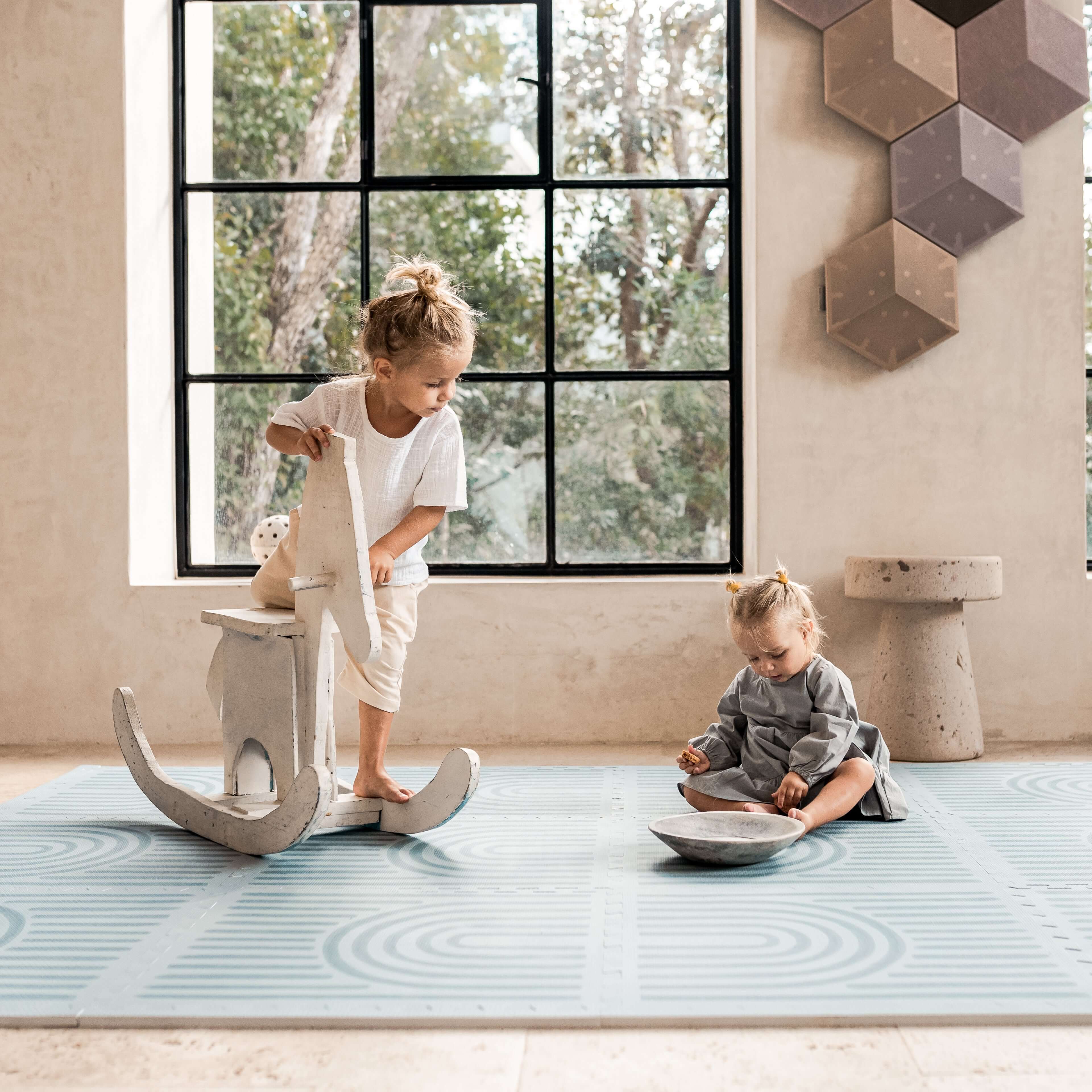 Toddlekind Haven Playmat | Linear - Mineral - Image 4
