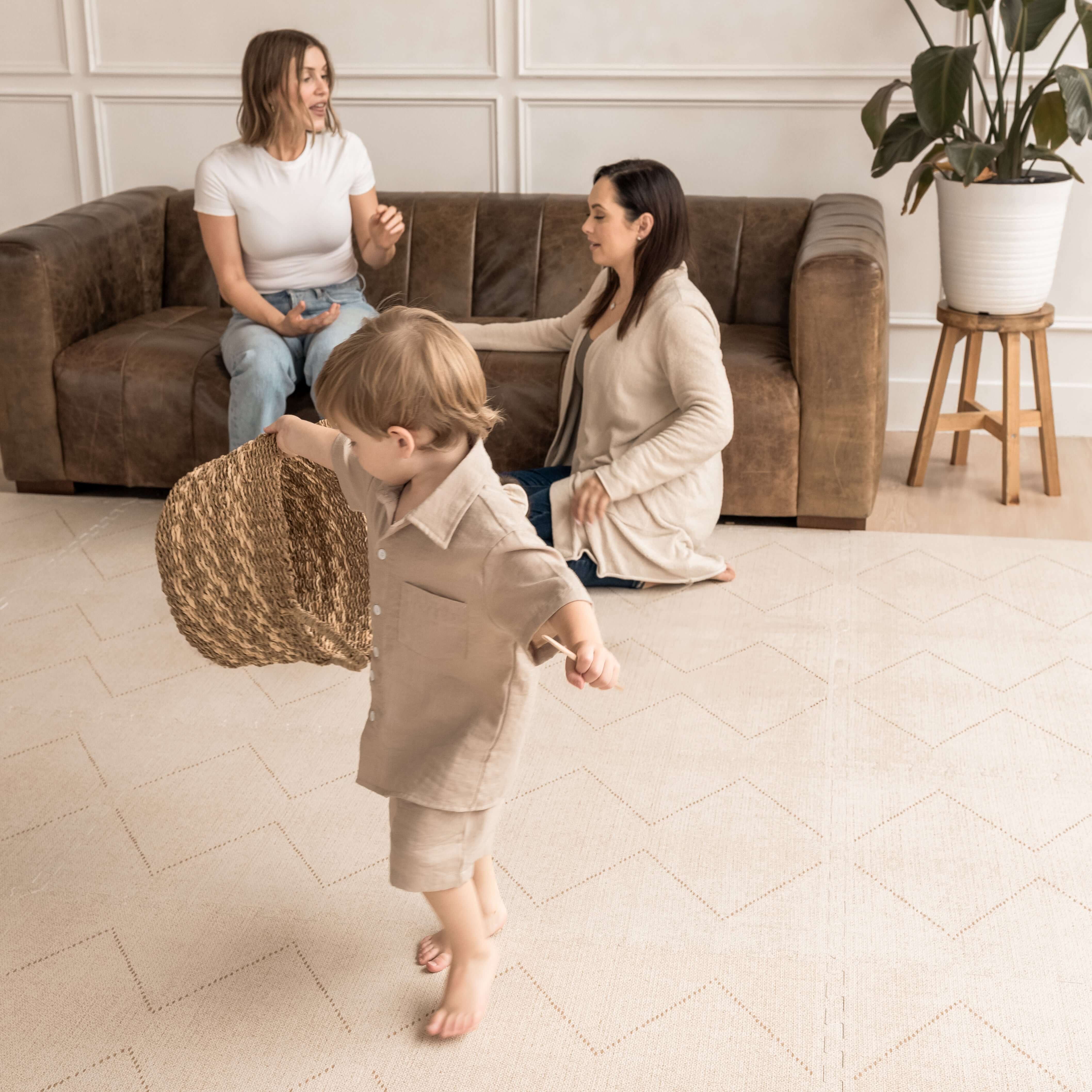 Toddlekind Haven Playmat | Tulum - Bone - Image 11