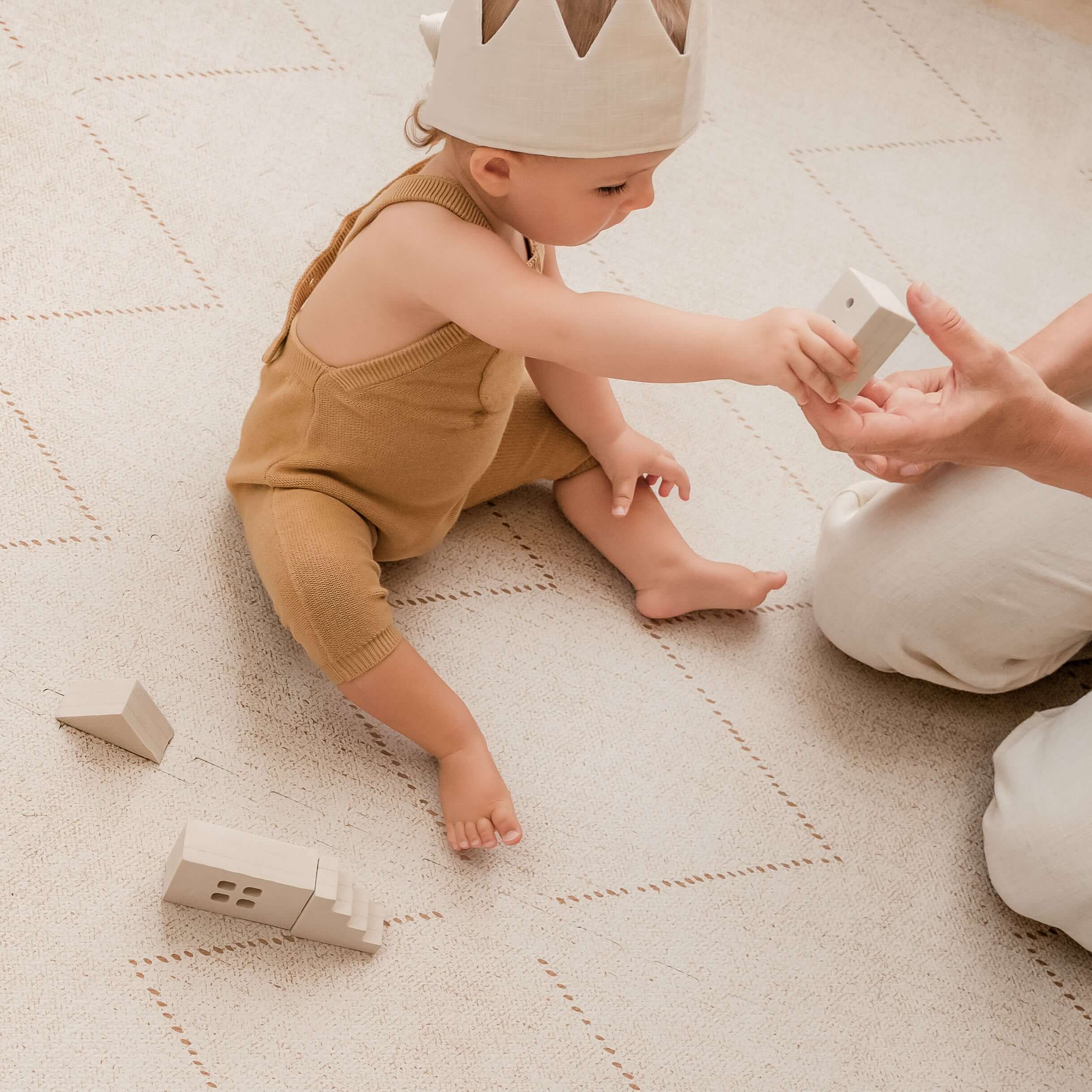 Toddlekind Haven Playmat | Tulum - Bone - Image 4