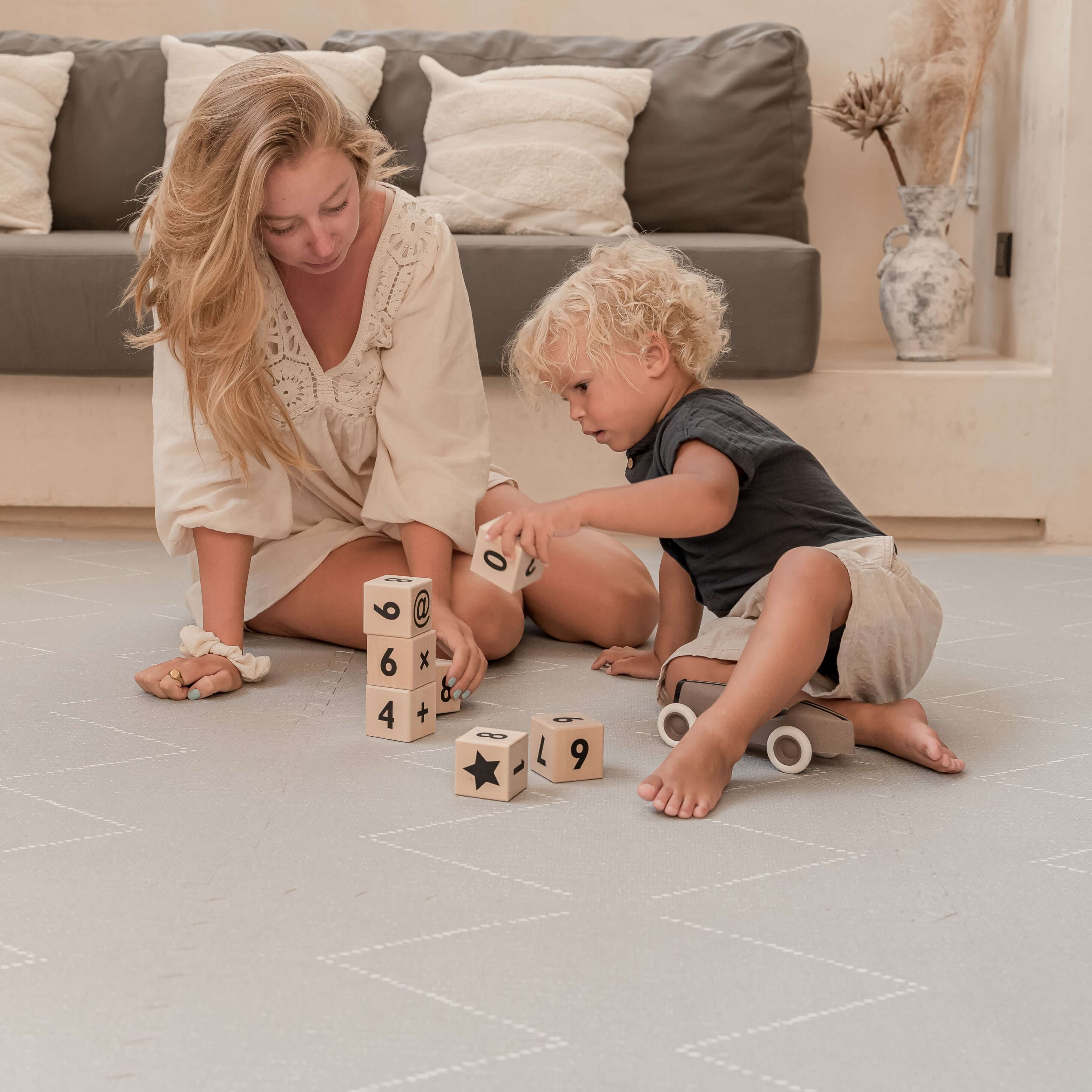 Toddlekind Haven Playmat | Tulum - Stone - Image 7