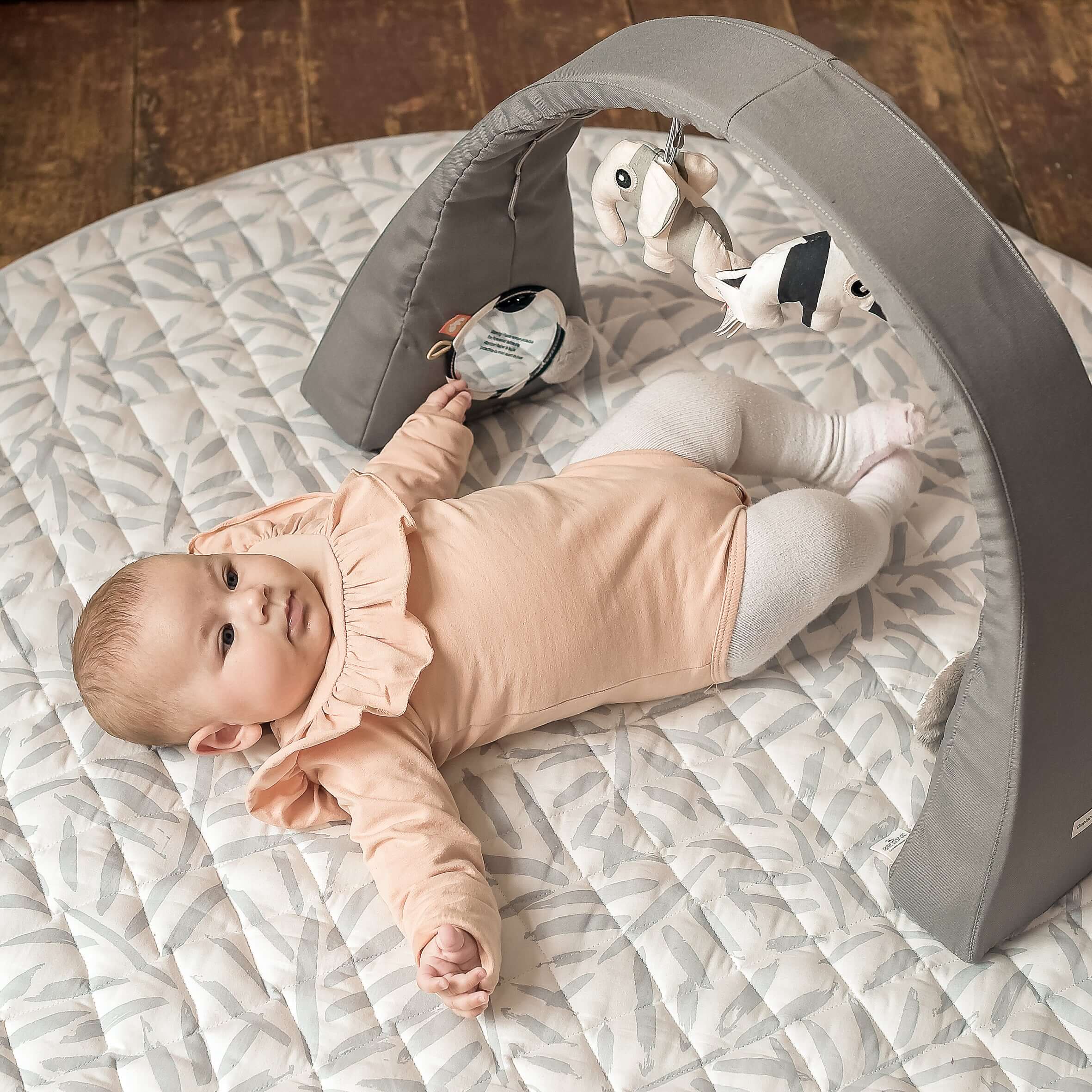 Toddlekind Snuggle Mat | Leaves - Stone - Image 5