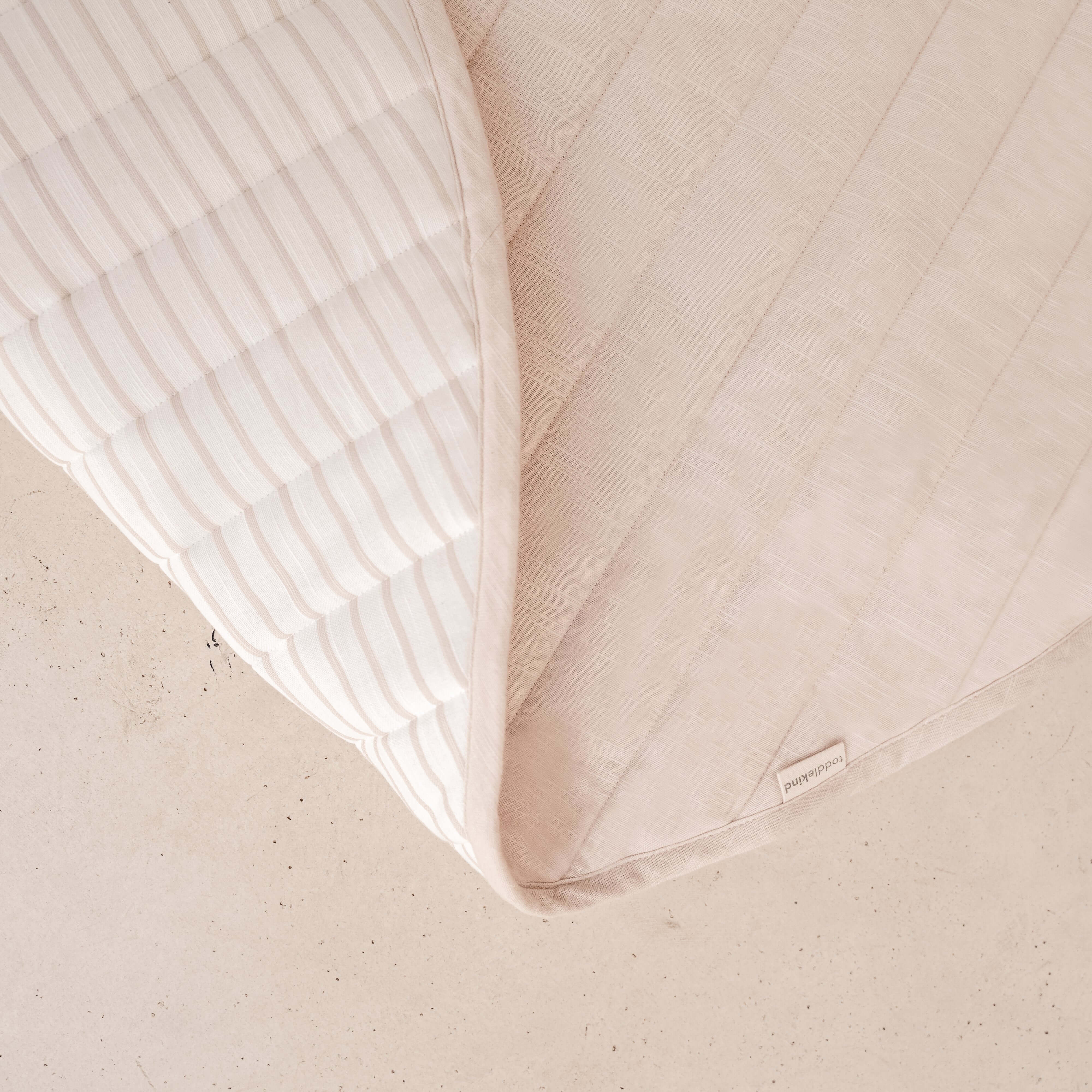 Toddlekind Snuggle Mat | Stripes - Blush - Image 3