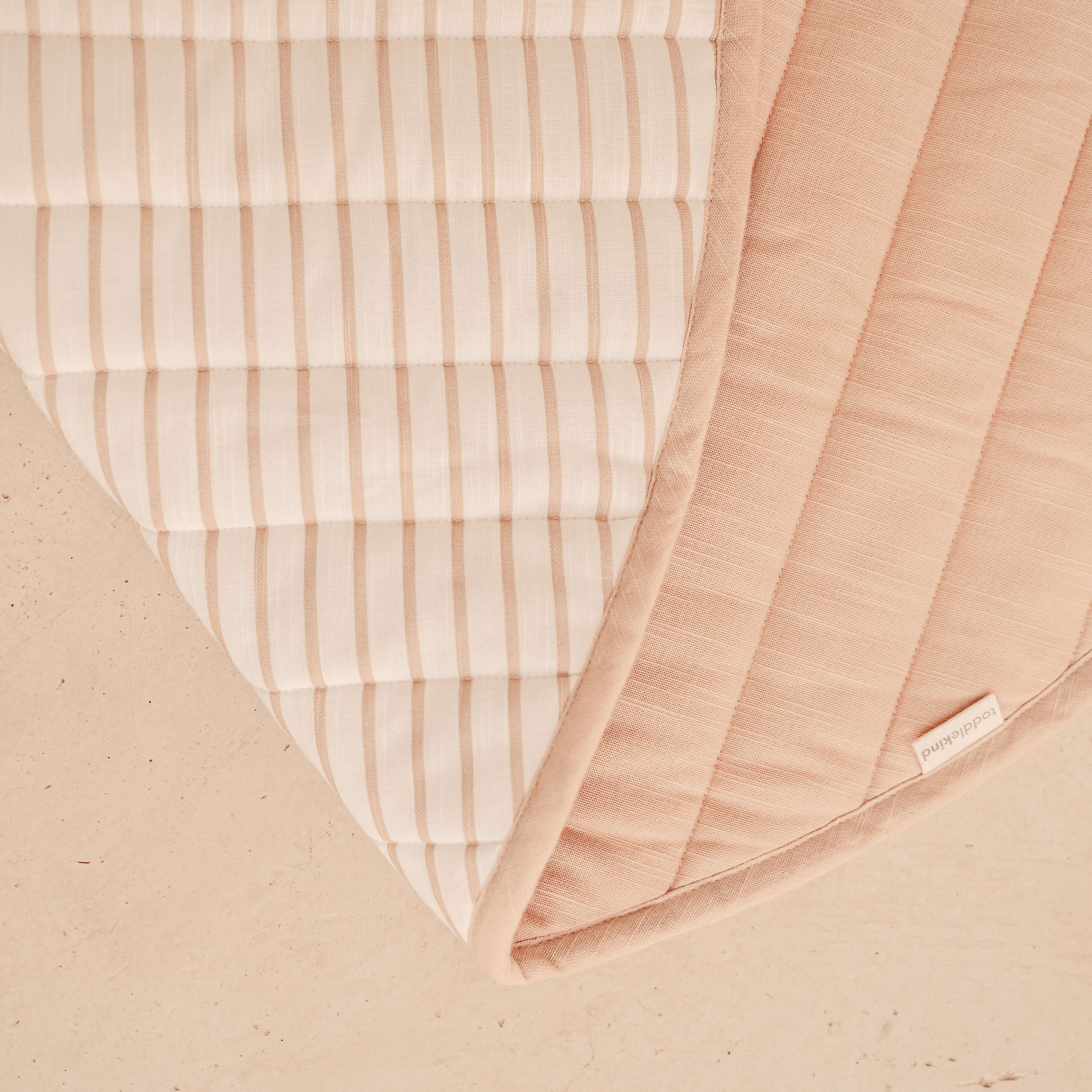 Toddlekind Snuggle Mat | Stripes - Sandstone - Image 7