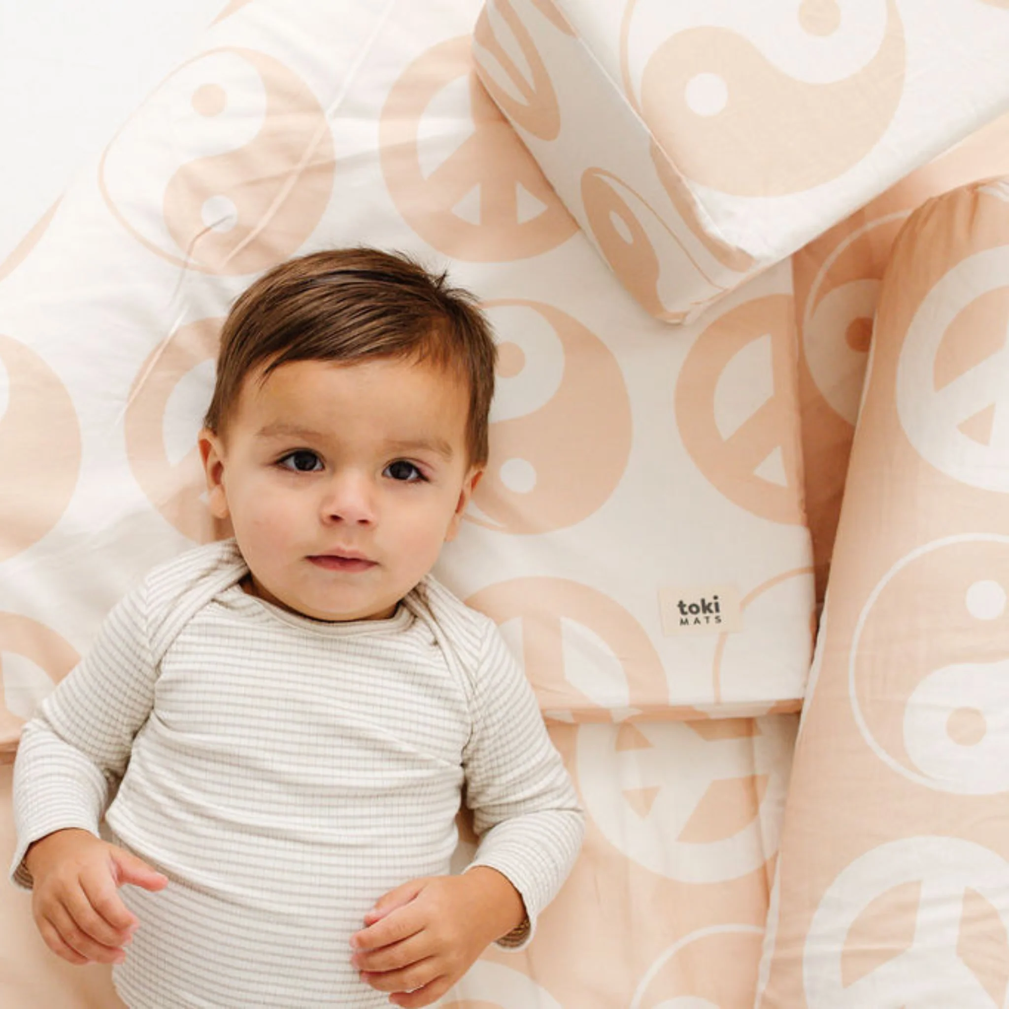 Toki Kids Beige Yin Yang Support Pillow - Image 5
