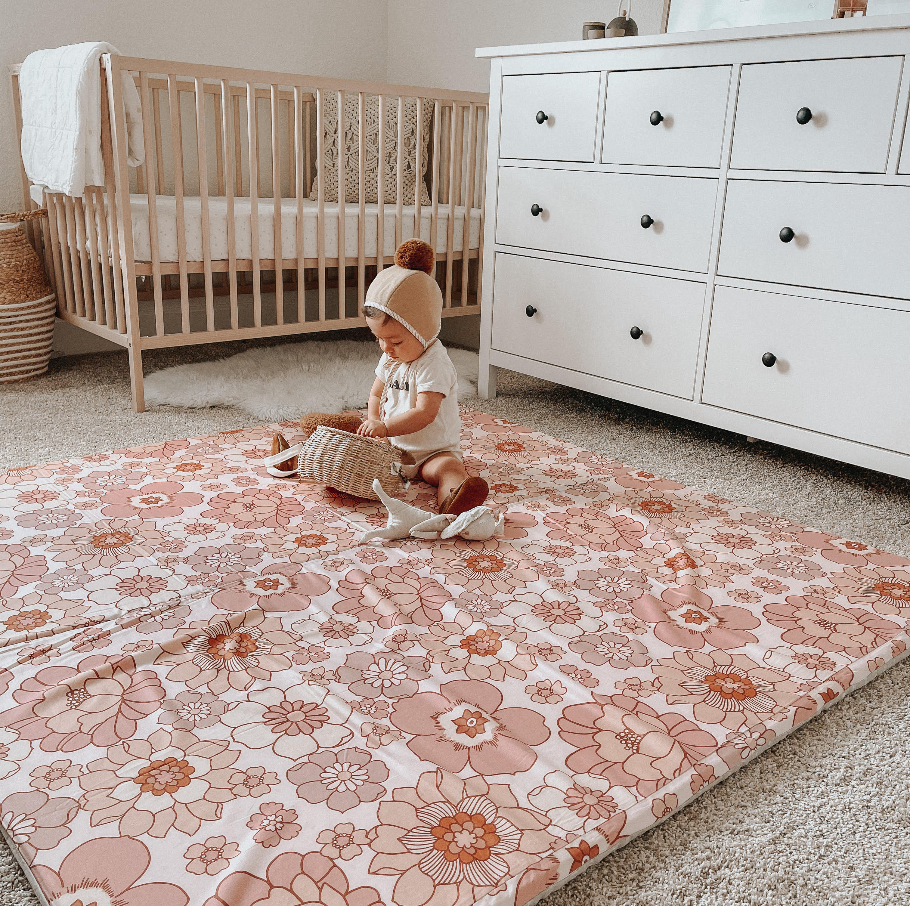 Toki Kids Blooms Organic Cotton Mat - Image 10