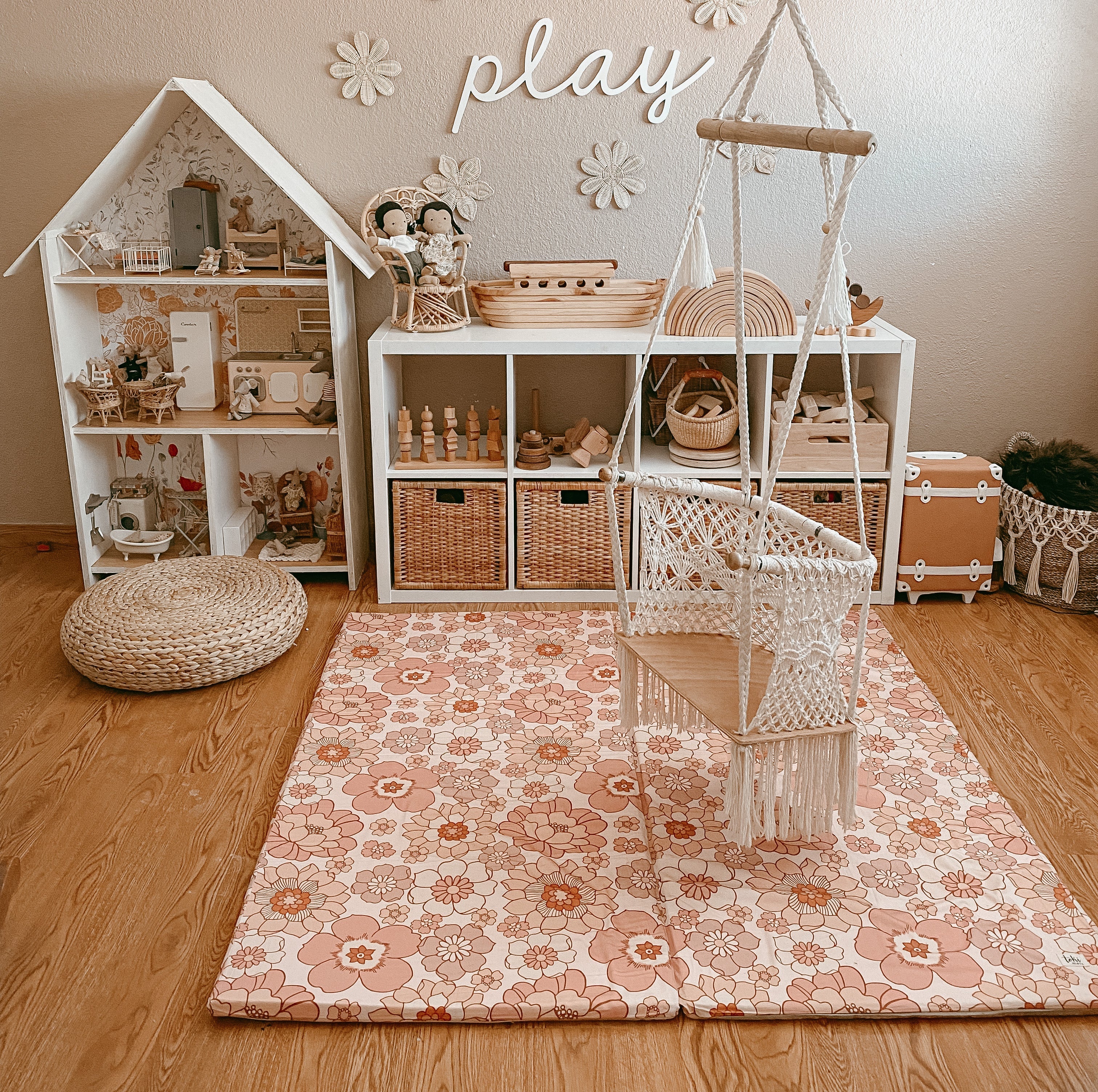 Toki Kids Blooms Organic Cotton Mat - Image 6