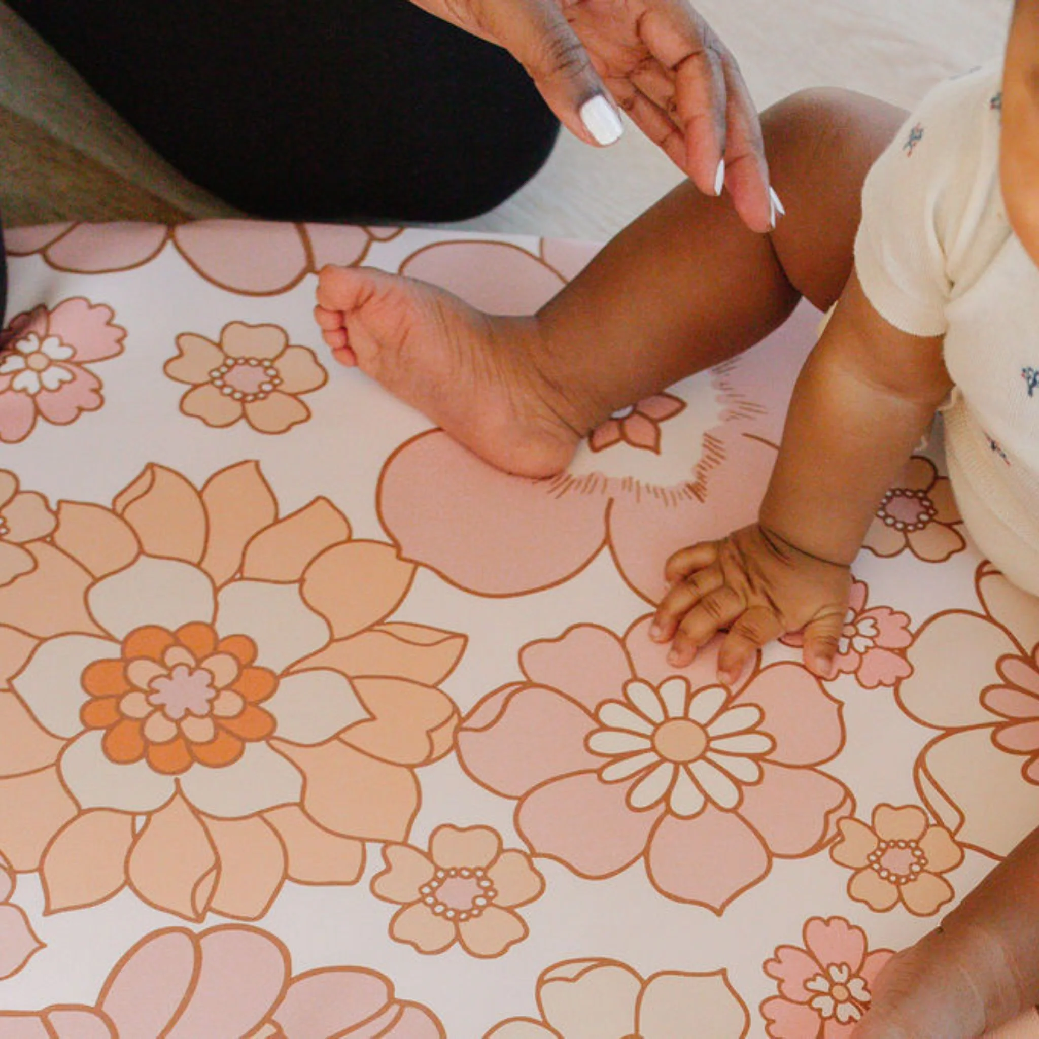 Toki Kids Blooms Vegan Leather Mat - Image 2