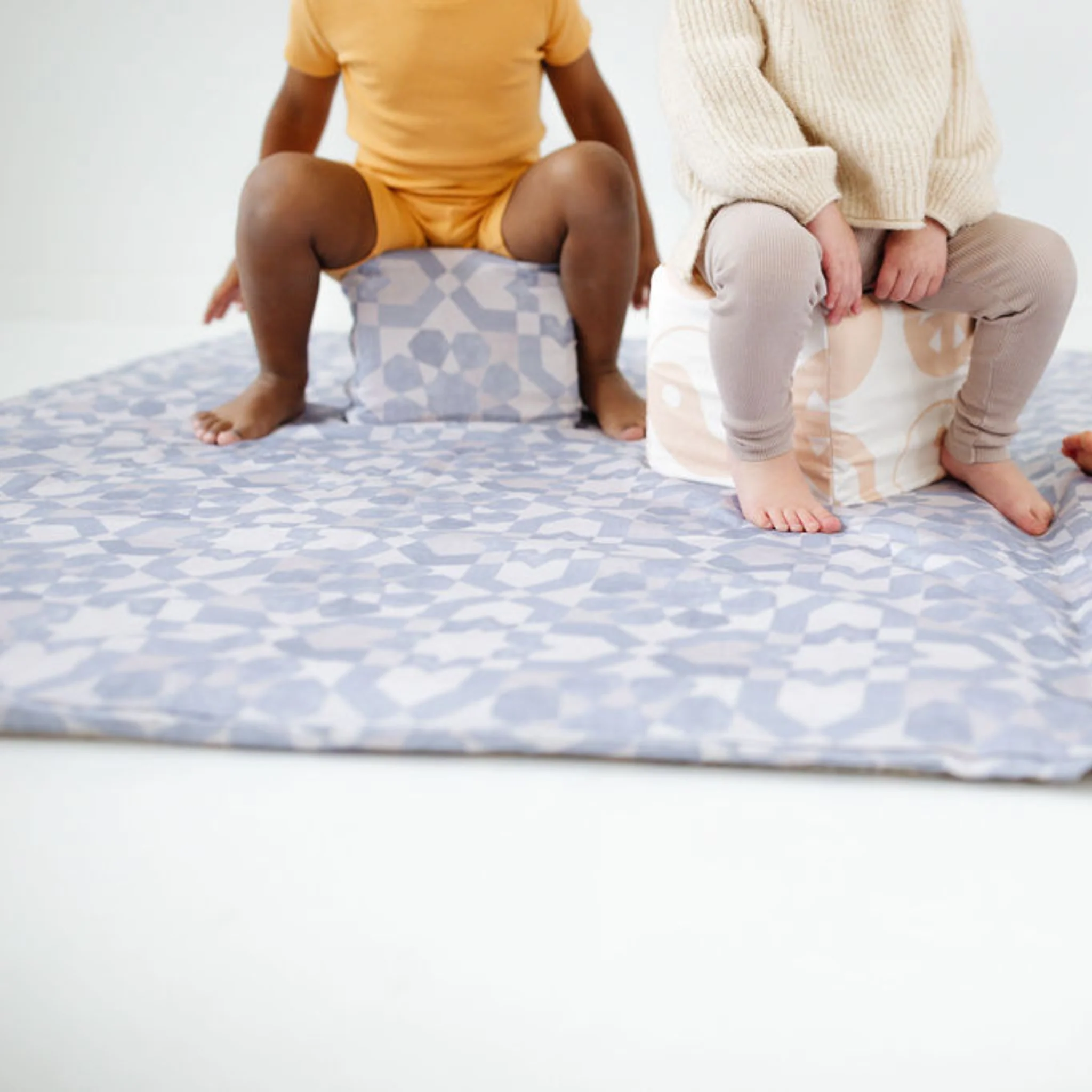 Toki Kids Blue Tile Play Cube - Image 3