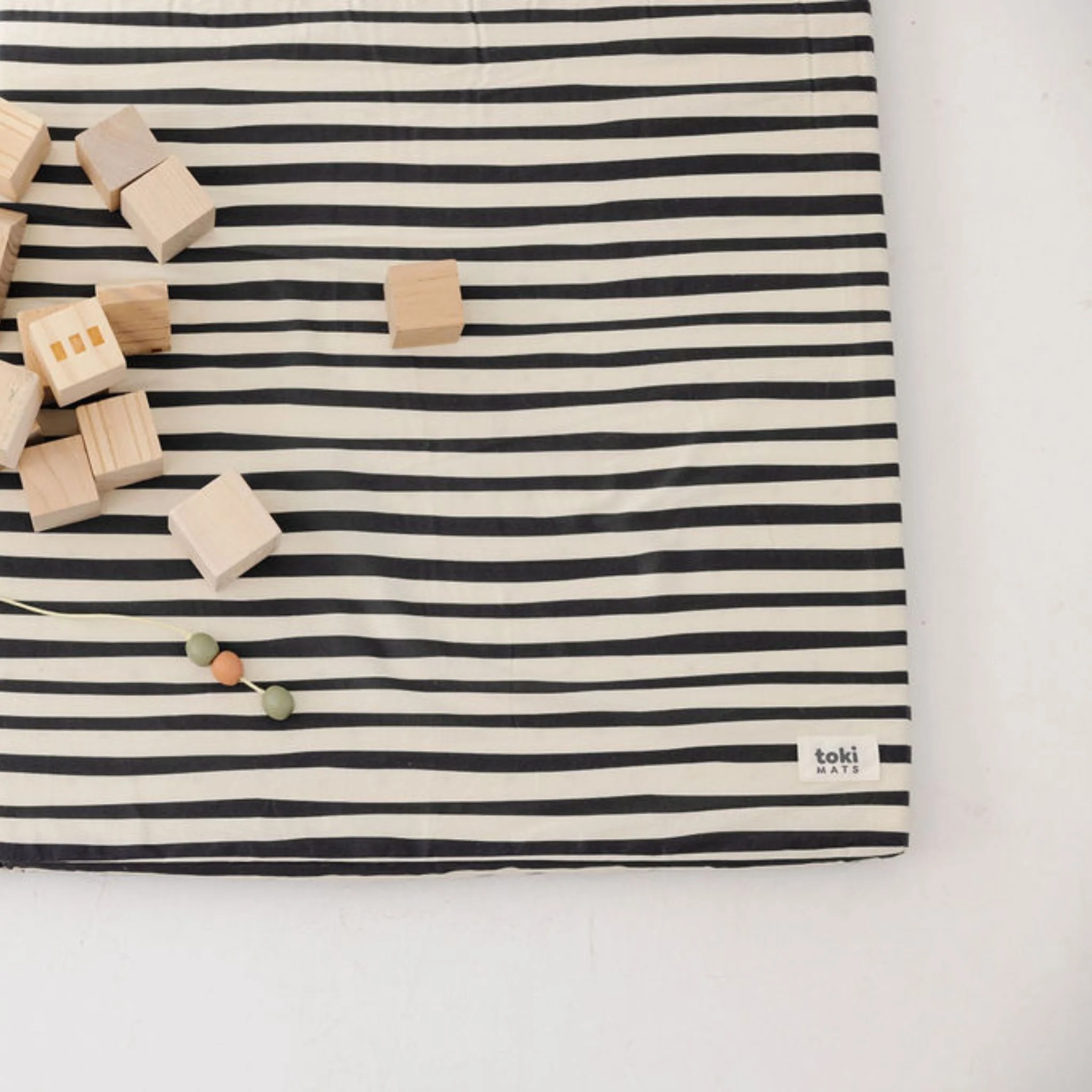 Toki Kids Bold Stripe Organic Cotton Mat - Image 12