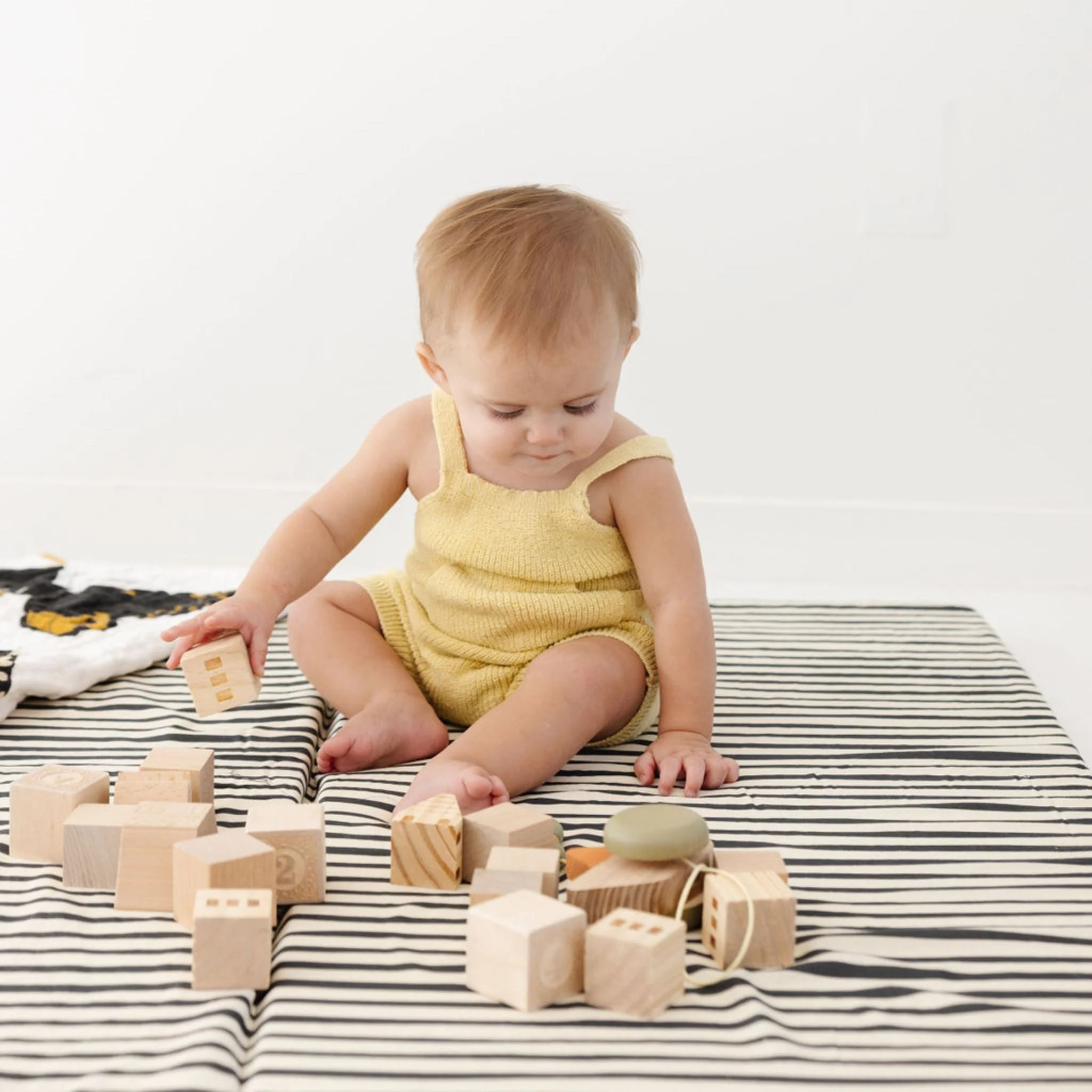 Toki Kids Bold Stripe Organic Cotton Mat - Image 3
