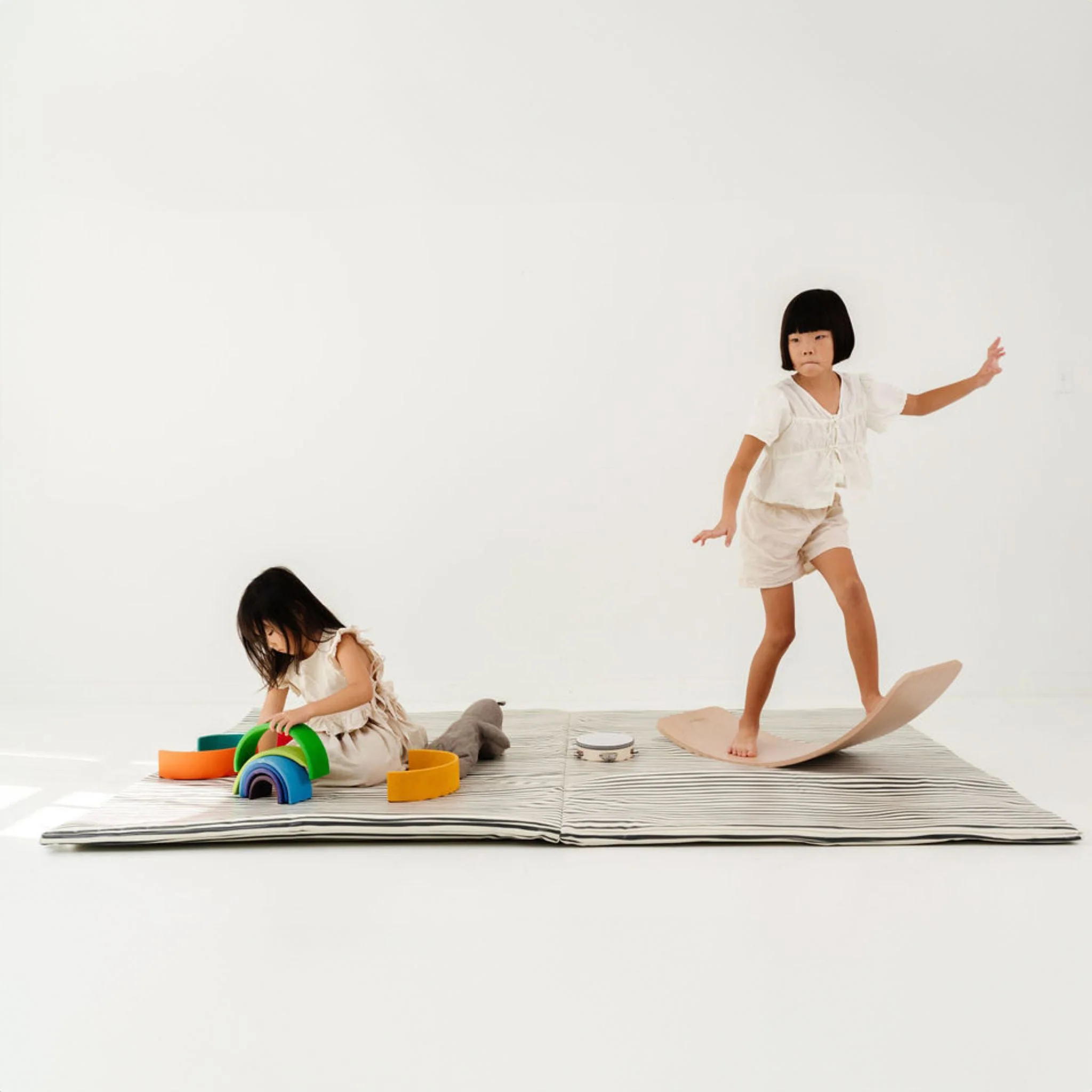Toki Kids Bold Stripe Vegan Leather Mat - Image 10