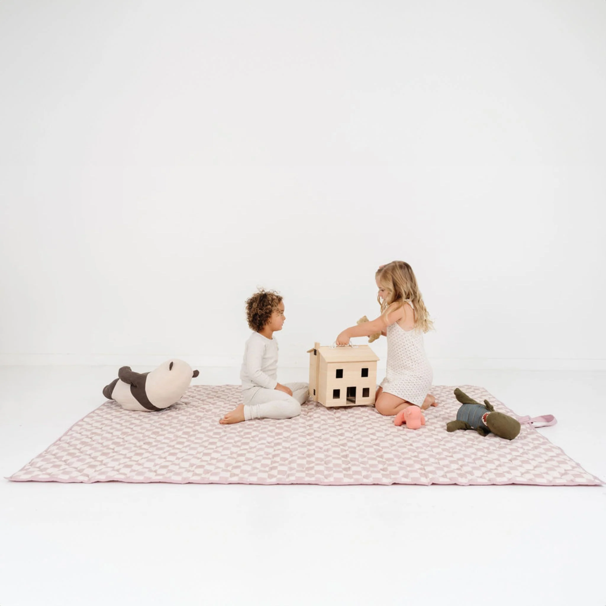 Toki Kids Checker Gumdrop Picnic Blanket - Image 3