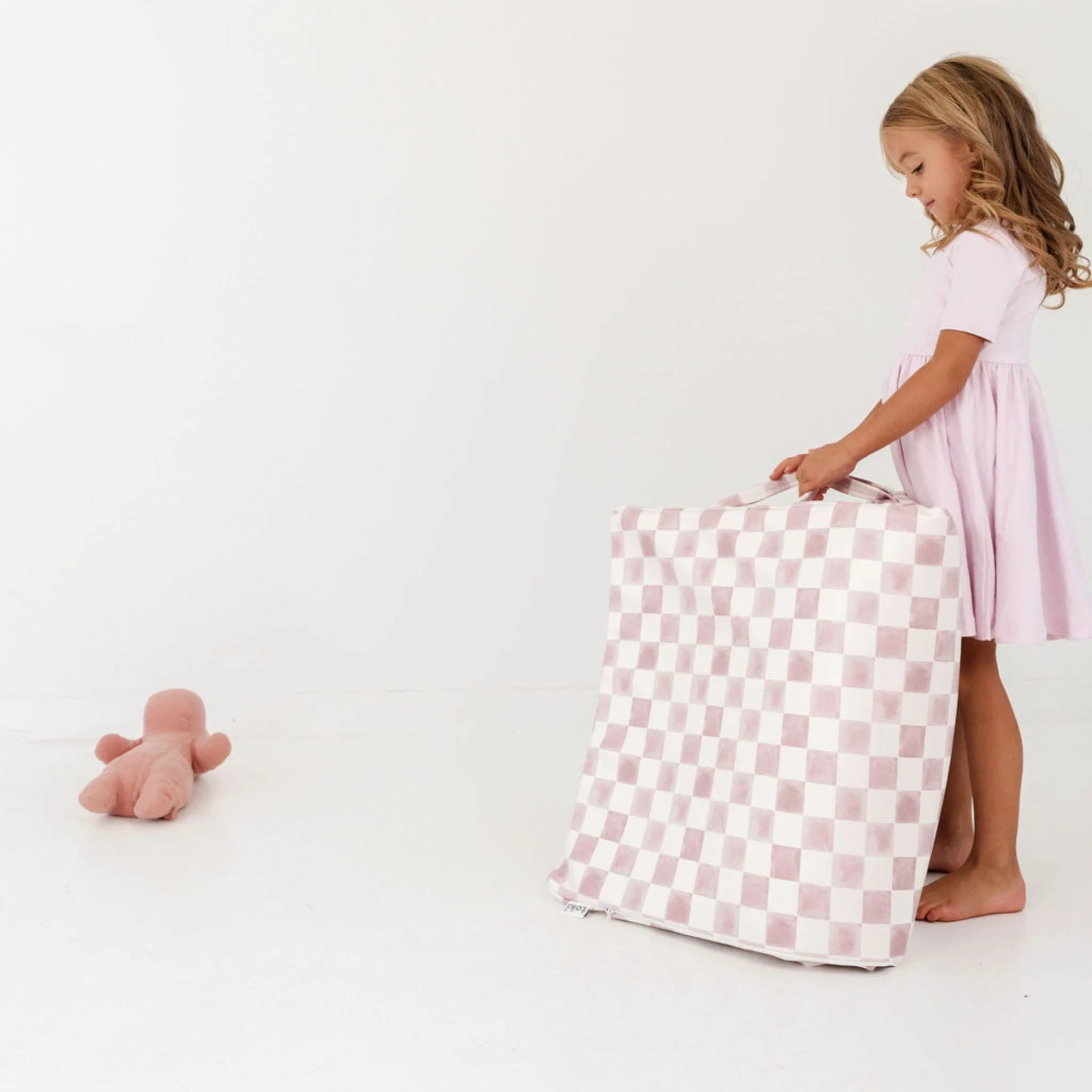 Toki Kids Checker Gumdrop Vegan Leather Mat - Image 5