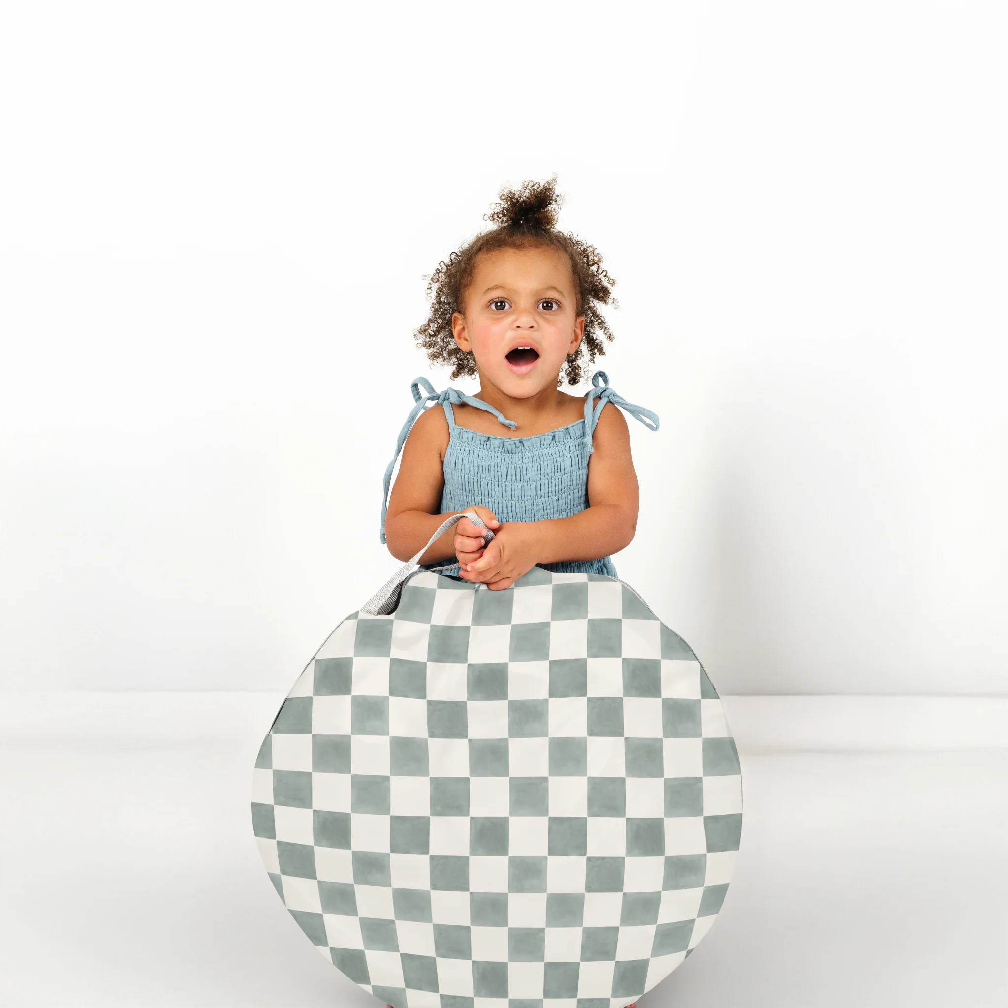 Toki Kids Checker Matcha Play Tent - Image 5