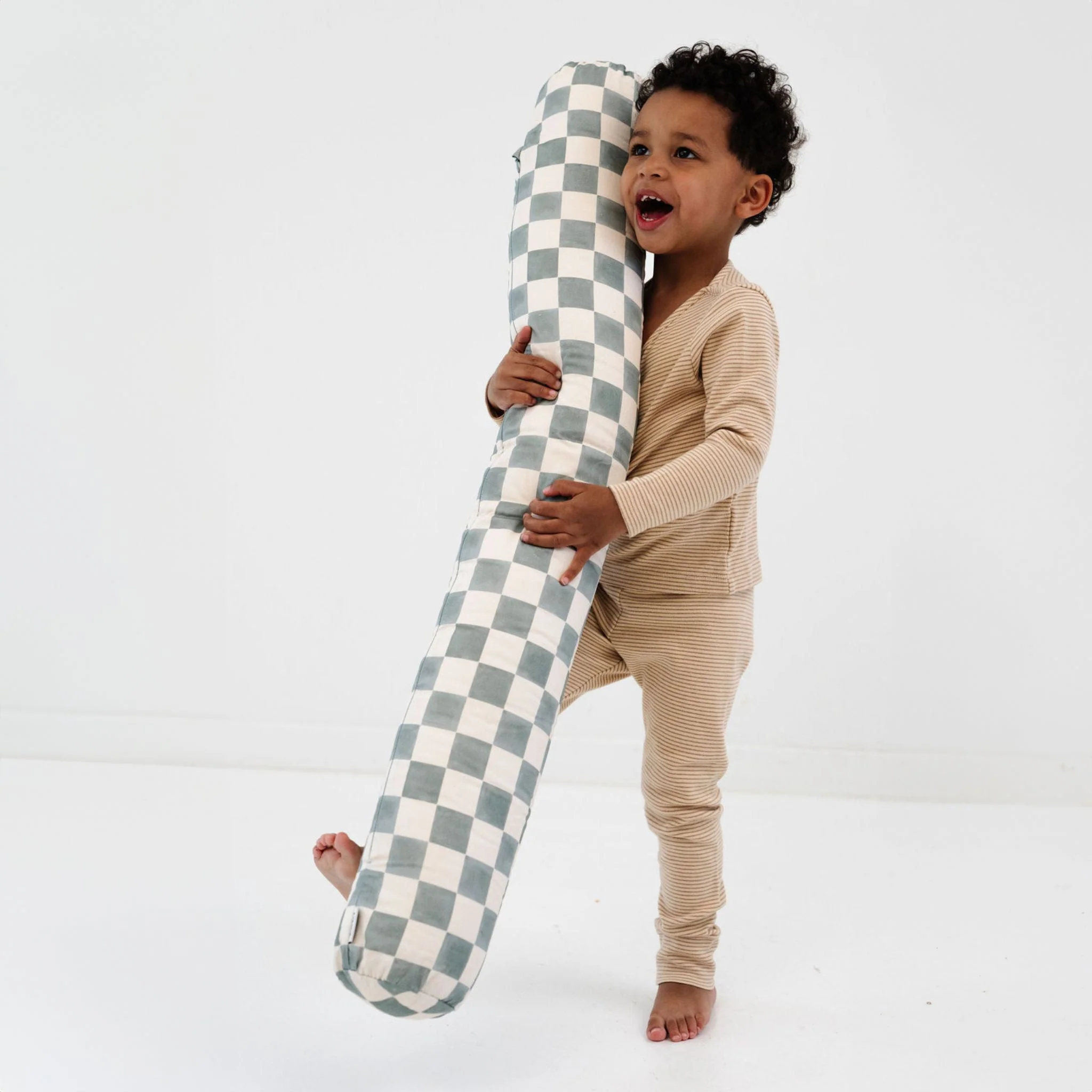 Toki Kids Checker Matcha Support Pillow - Image 4