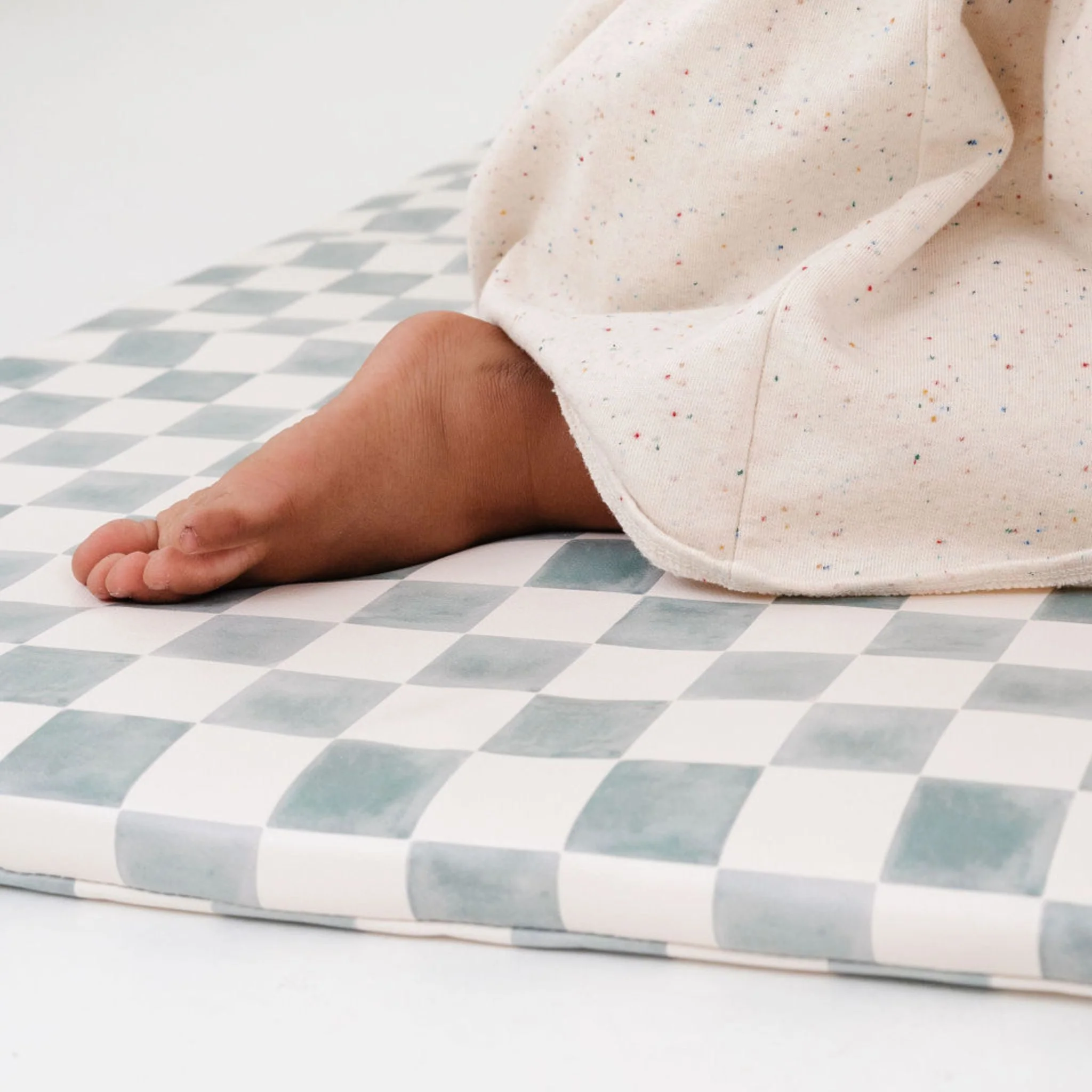 Toki Kids Checker Matcha Vegan Leather Mat - Image 10