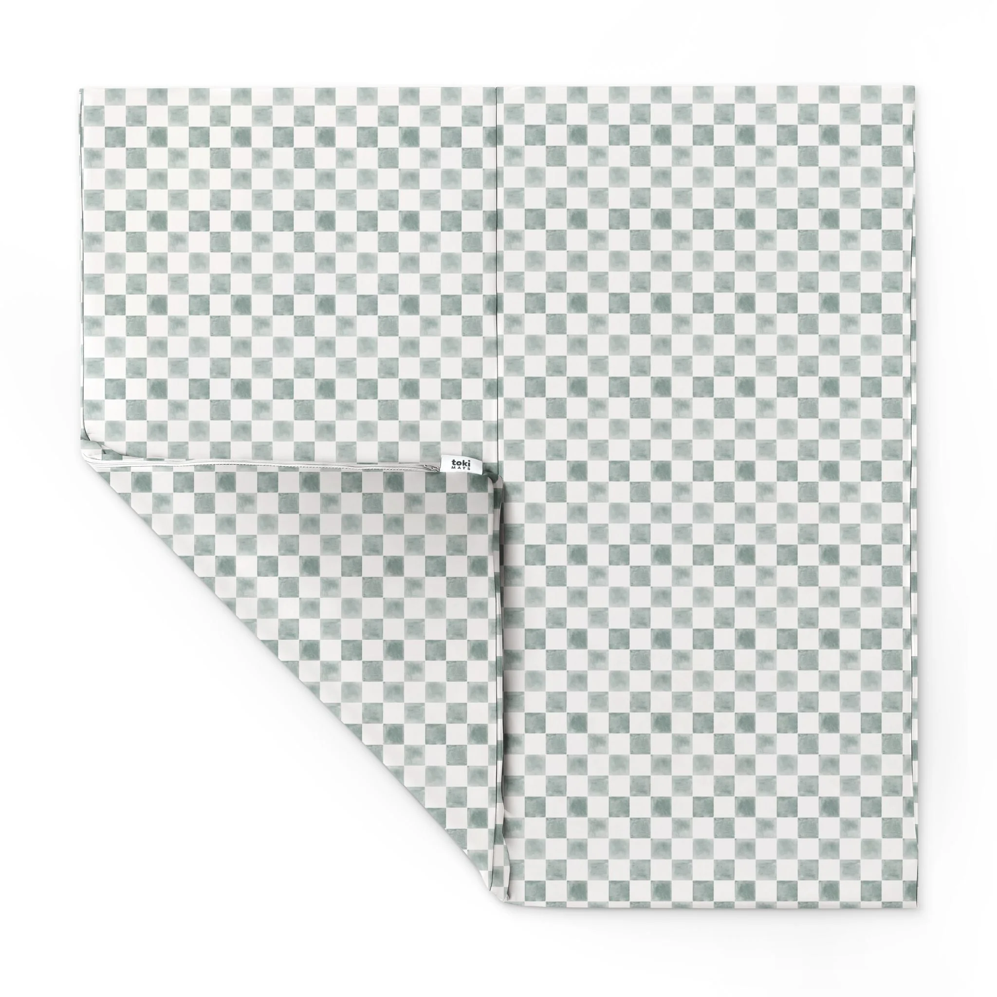 Toki Kids Checker Matcha Vegan Leather Mat - Image 7