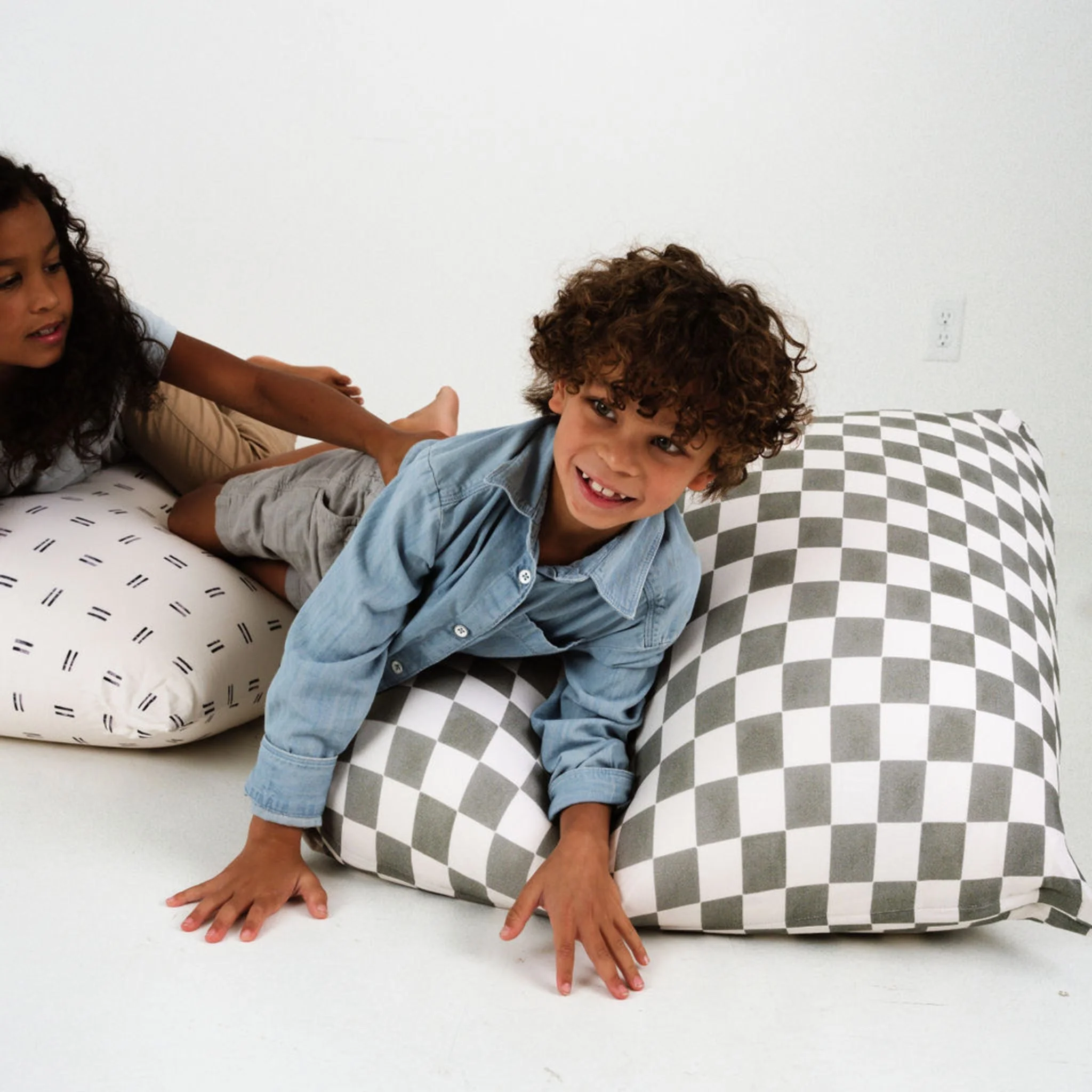 Toki Kids Checker Pepper Bean Bag - Image 4