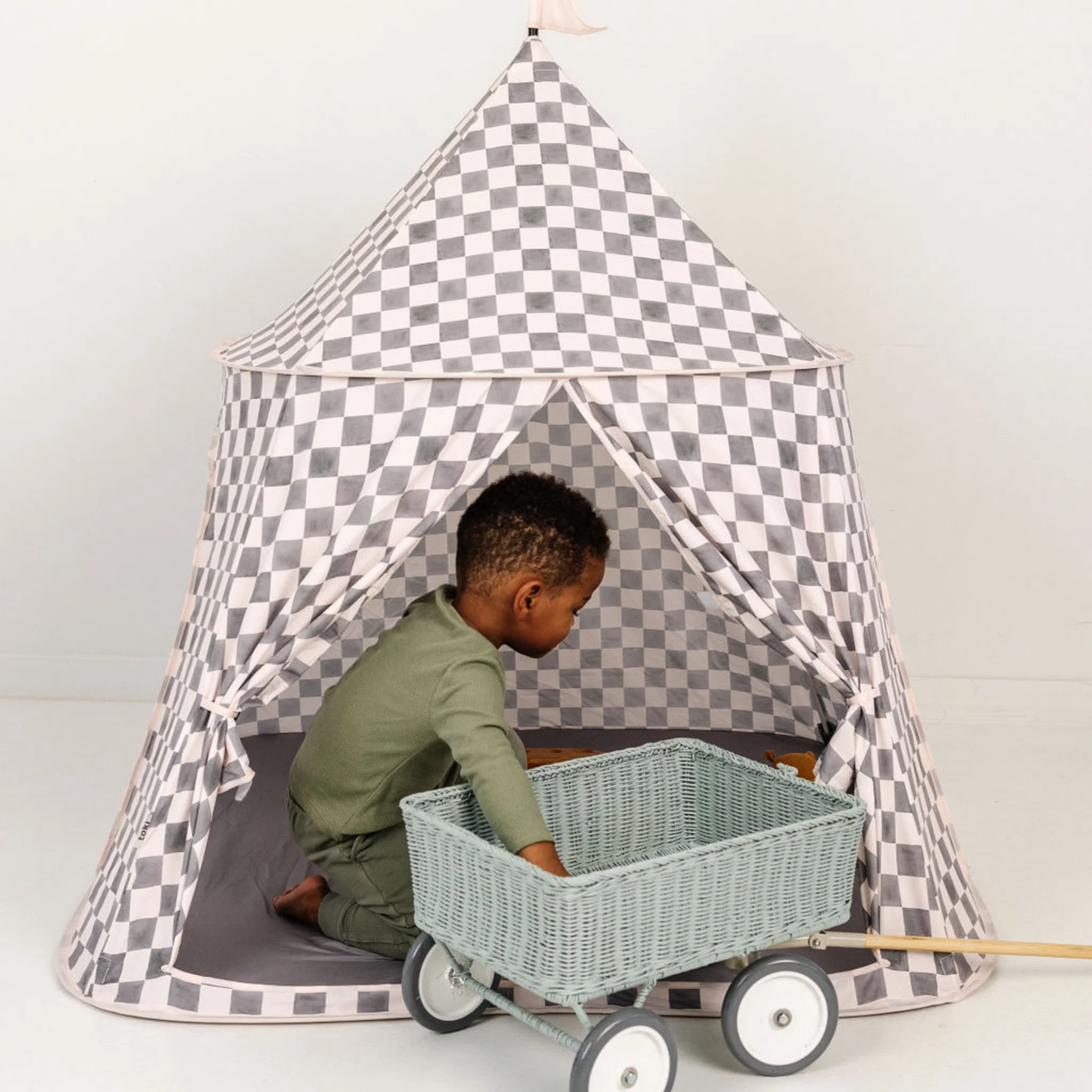 Toki Kids Checker Pepper Play Tent - Image 3
