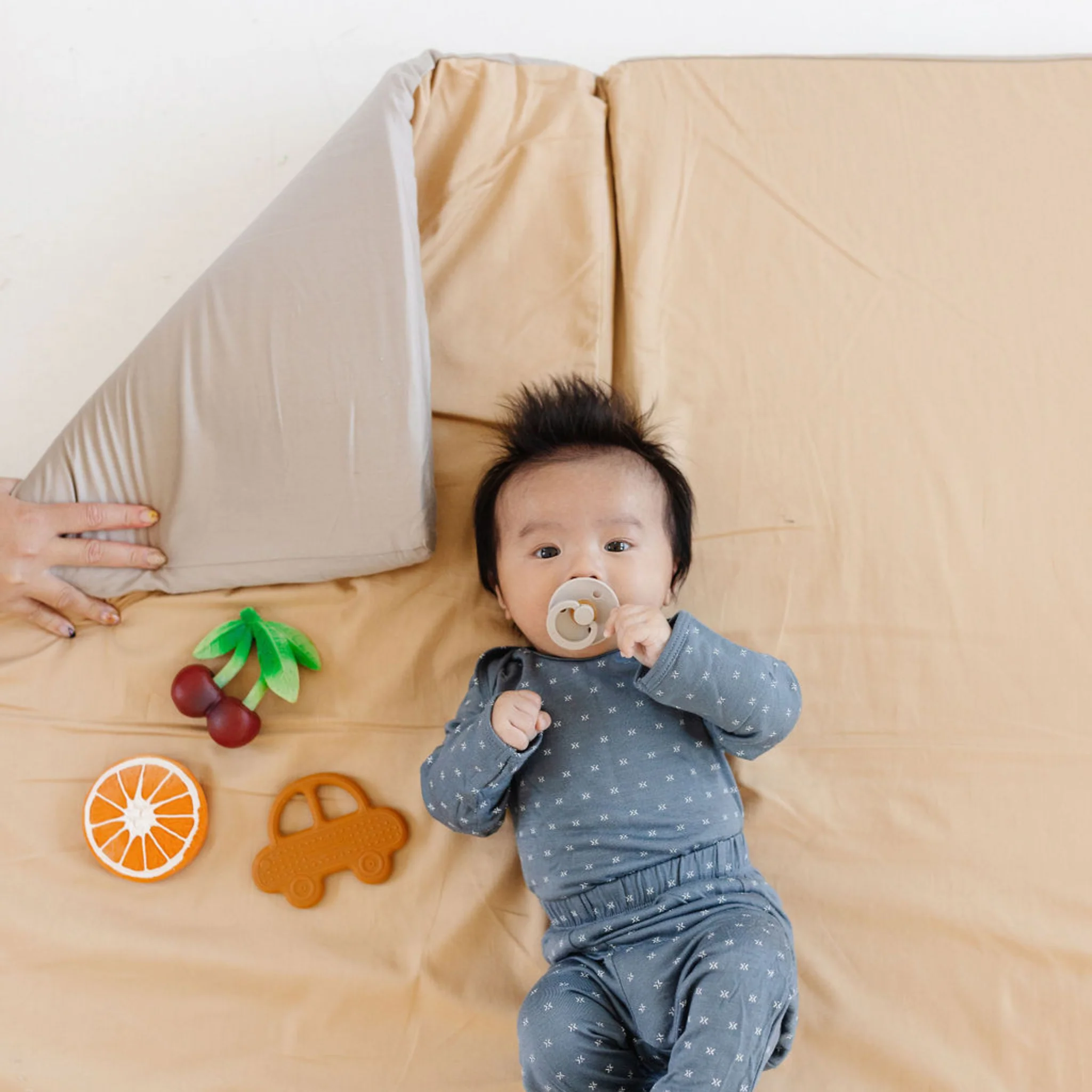 Toki Kids Cloud + Sandcastle Organic Cotton Mat - Image 14