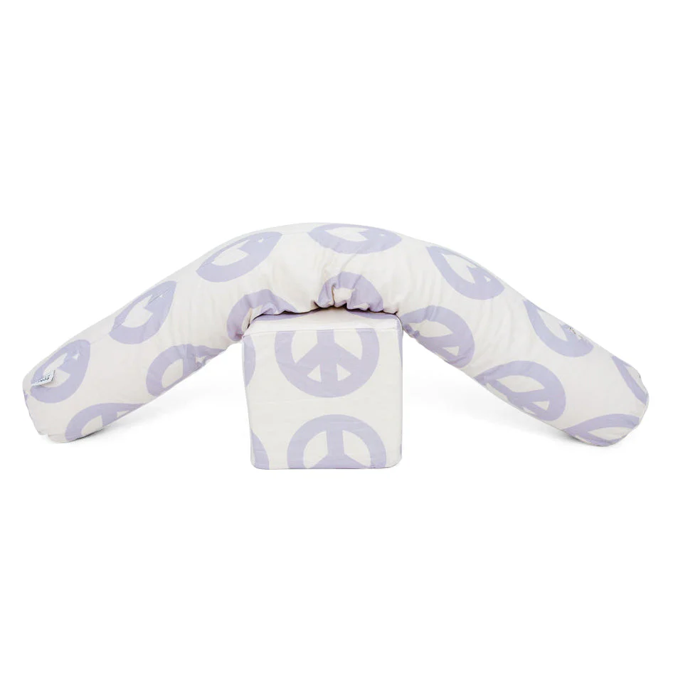 Toki Kids Cream Peace Sign Support Pillow - Image 2