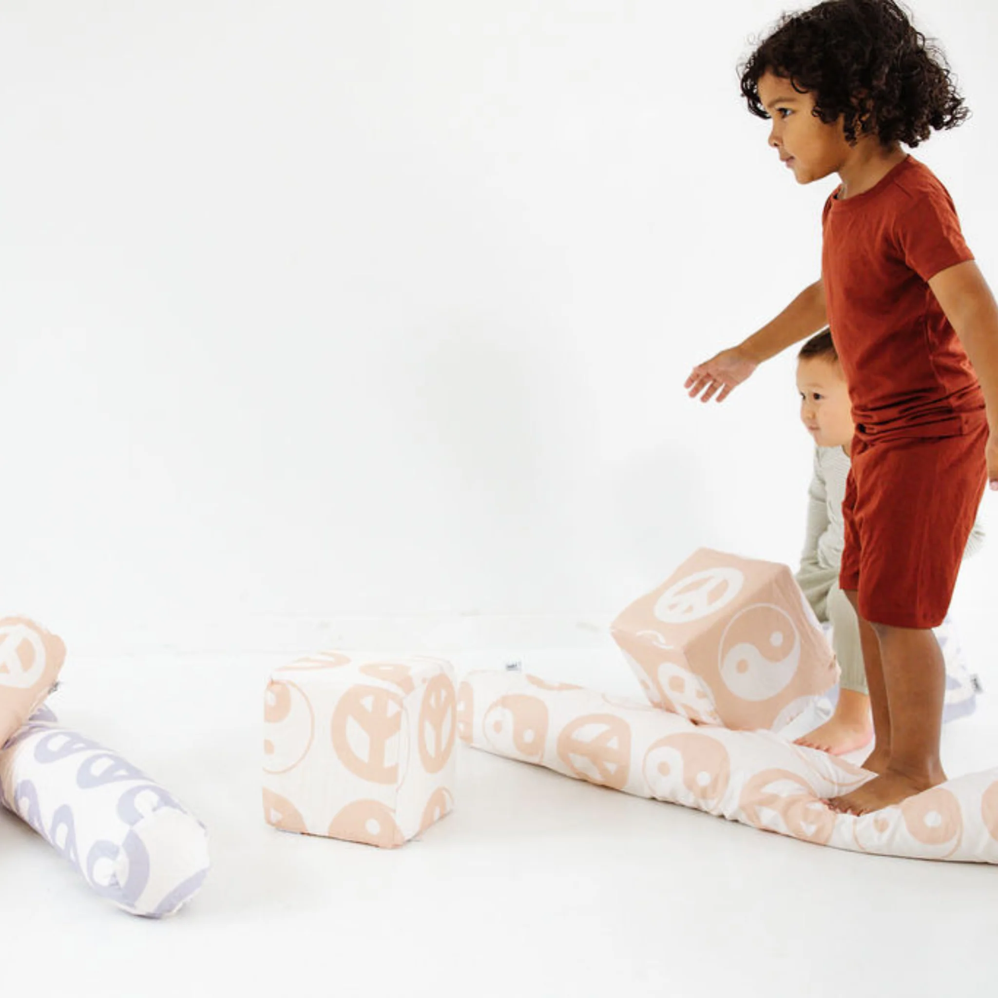 Toki Kids Cream Peace Sign Support Pillow - Image 8