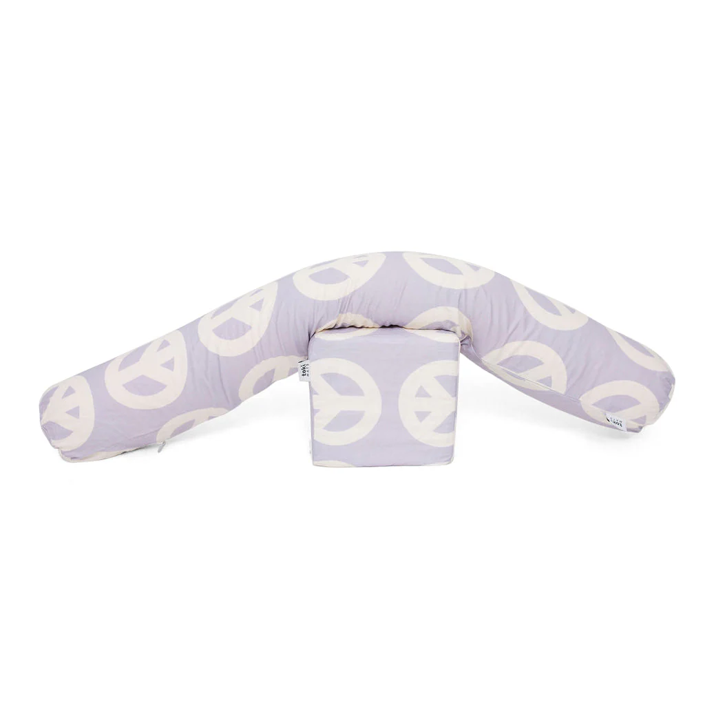 Toki Kids Lavender Peace Sign Support Pillow - Image 2