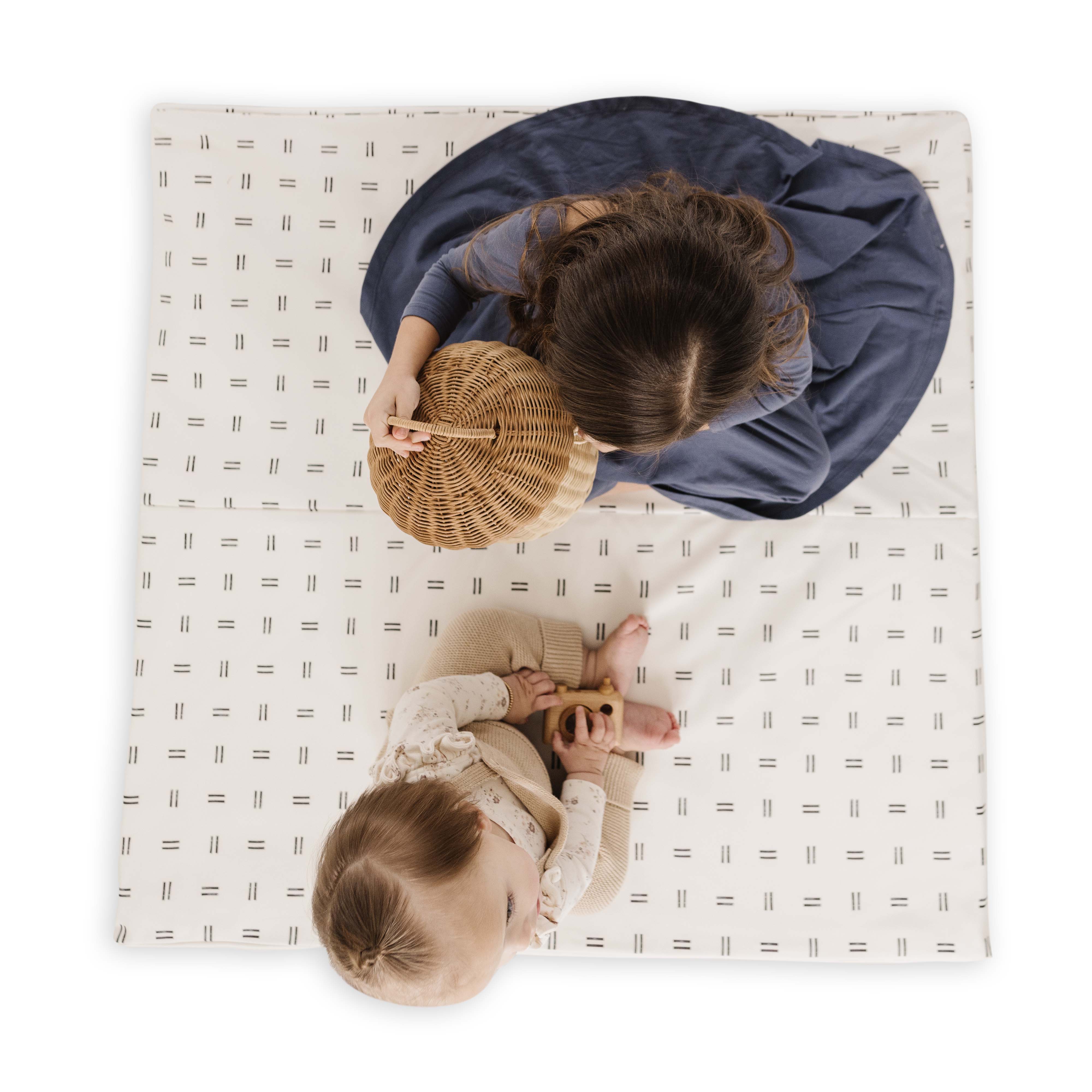 Toki Kids Mudcloth Vegan Leather Mat - Image 2