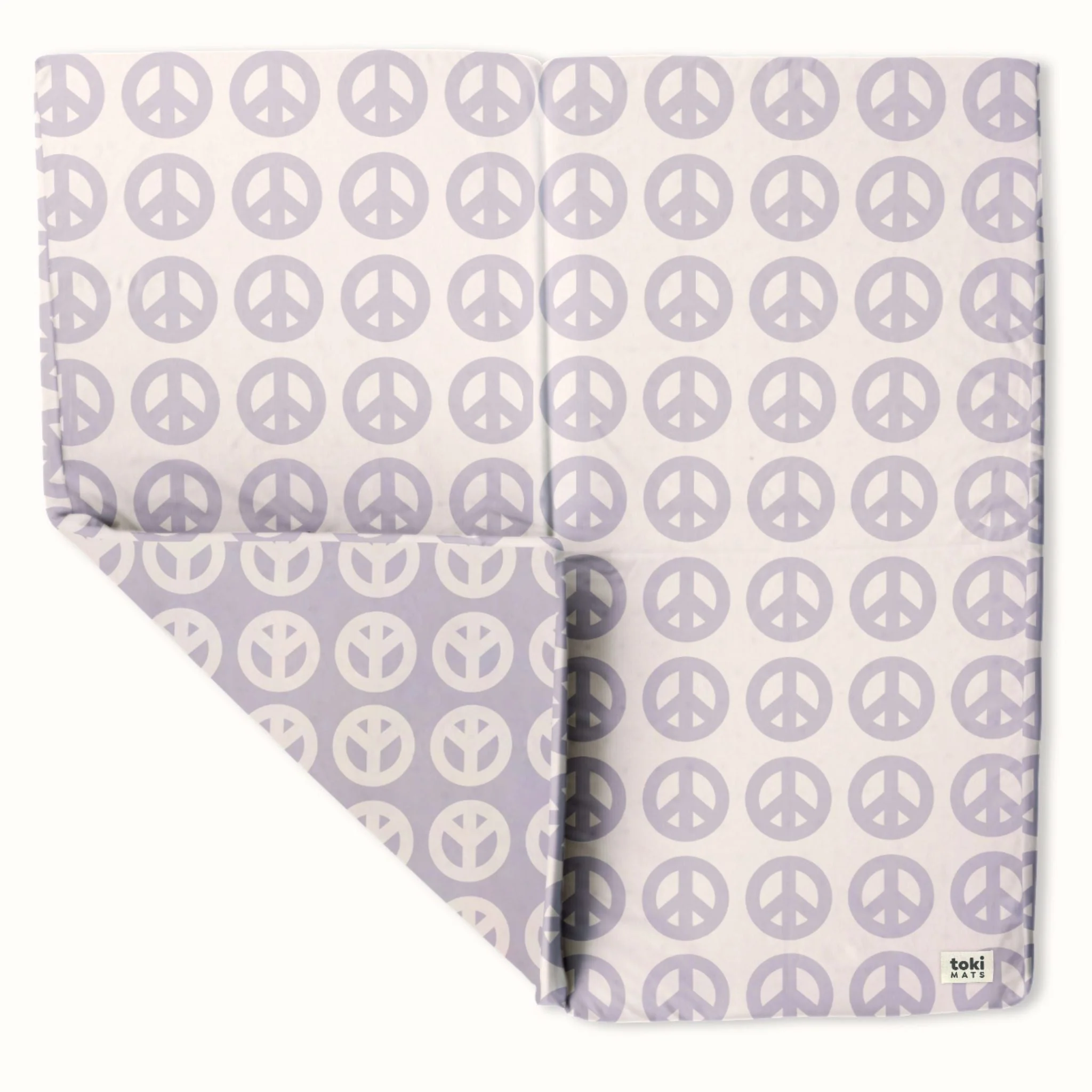Toki Kids Peace Sign Organic Cotton Mat - Image 5