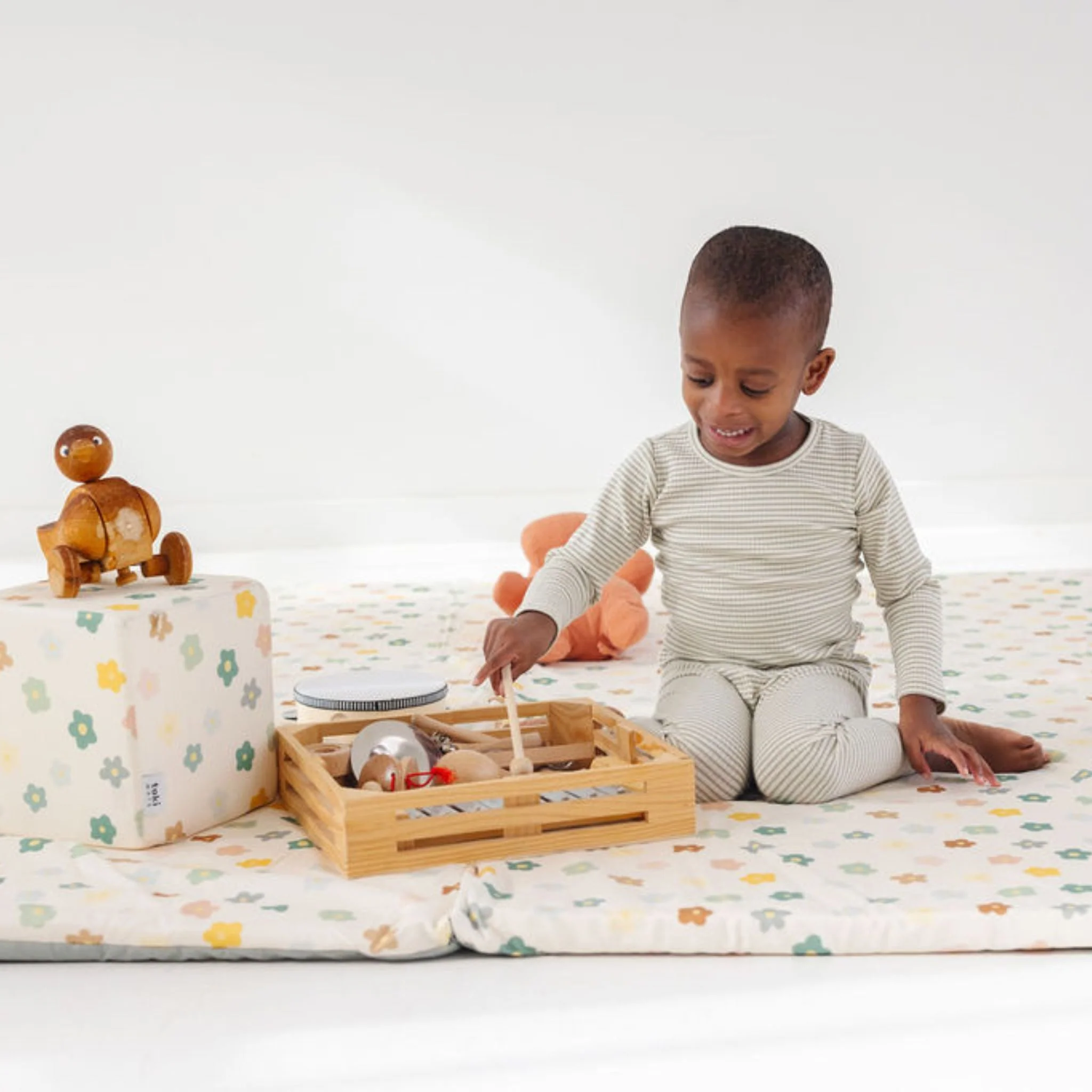 Toki Kids Playful Posies Organic Cotton Mat - Image 12