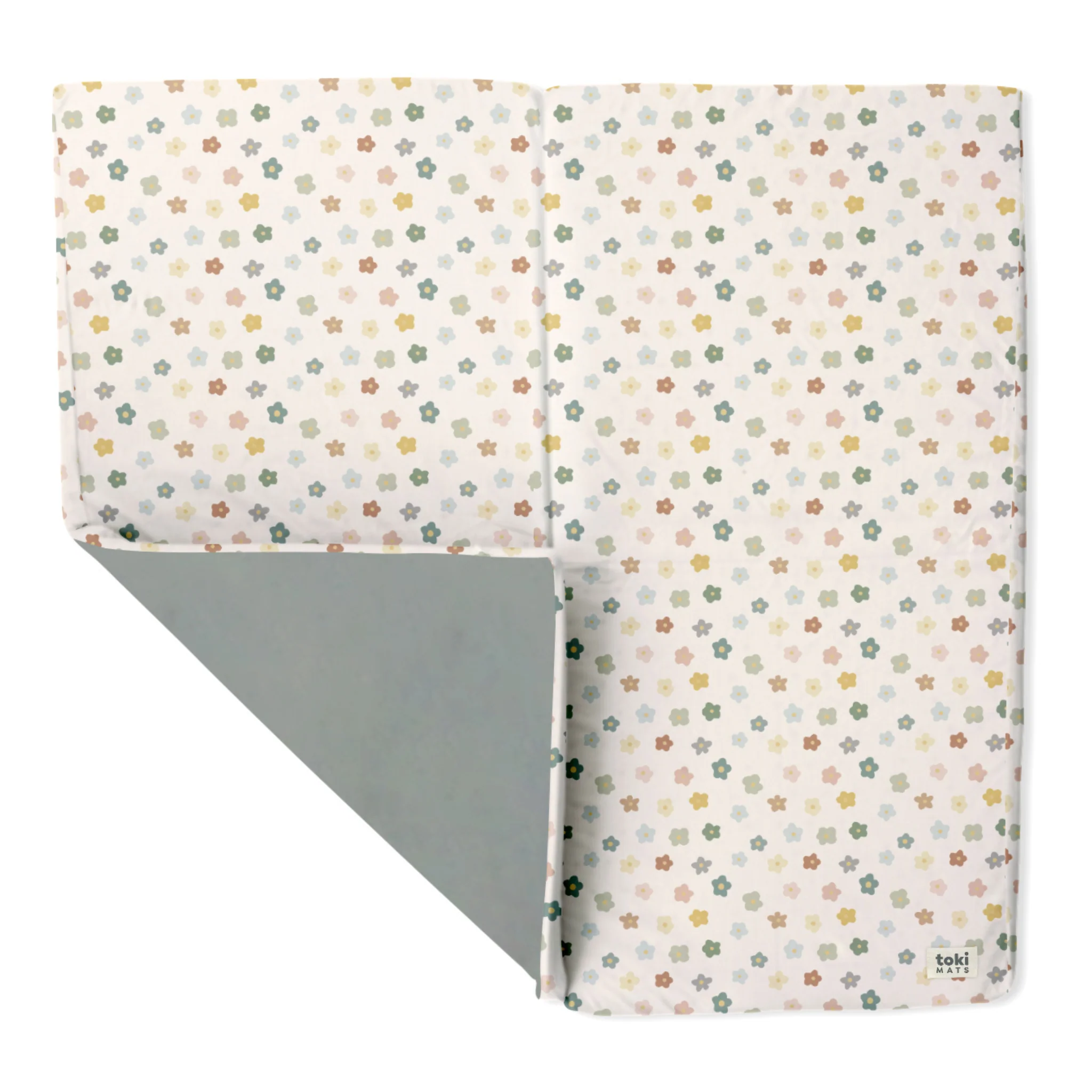 Toki Kids Playful Posies Organic Cotton Mat - Image 6