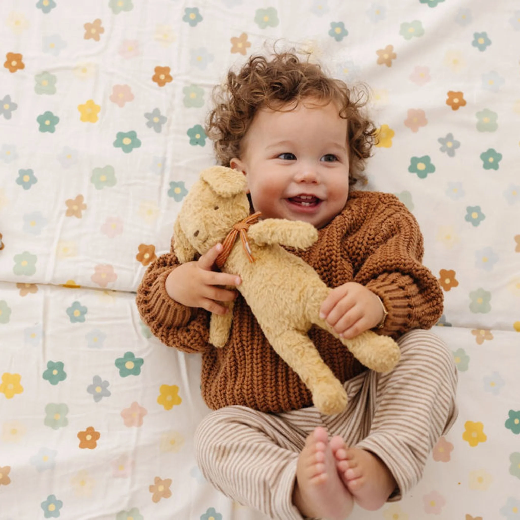 Toki Kids Playful Posies Organic Cotton Mat - Image 9