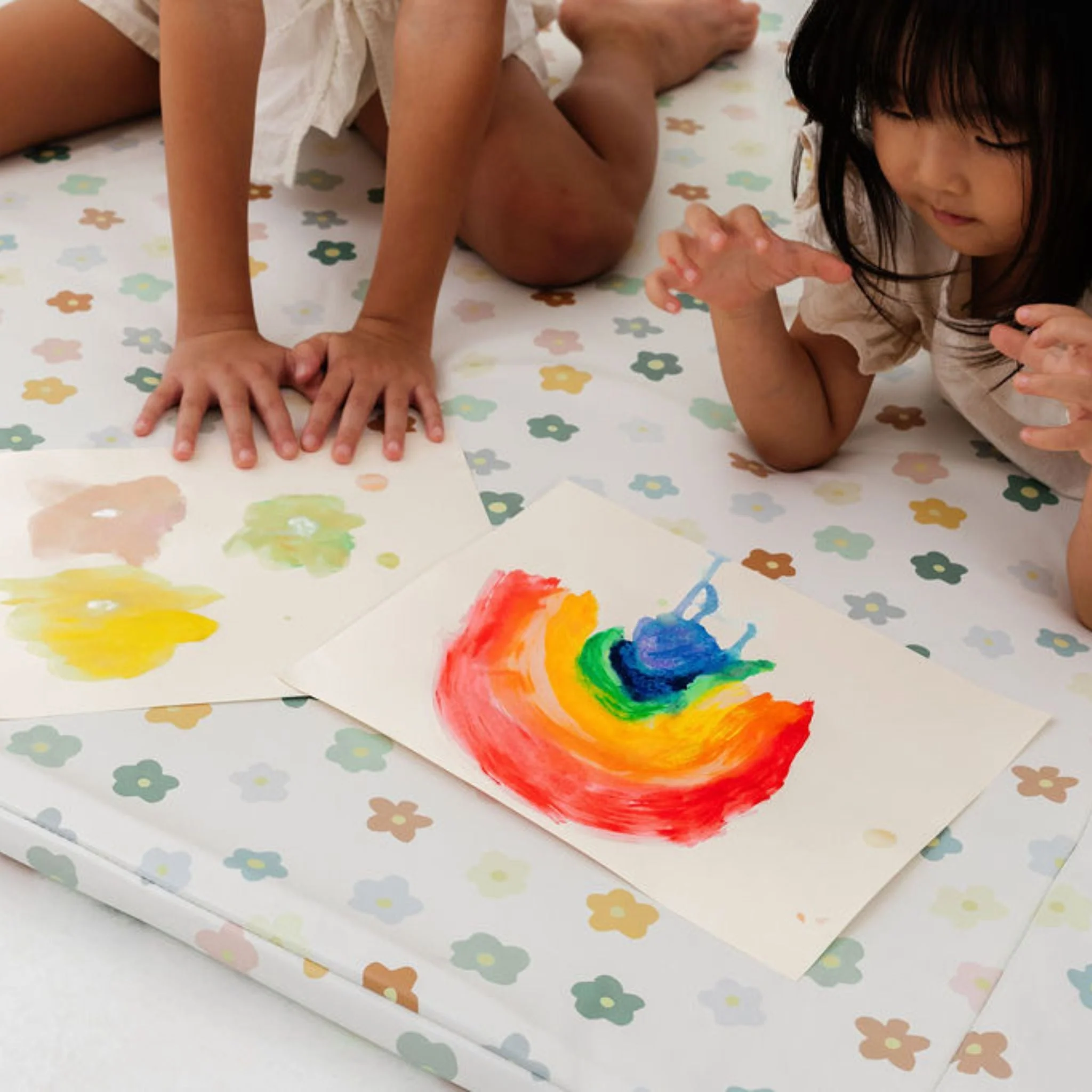 Toki Kids Playful Posies Vegan Leather Mat - Image 12