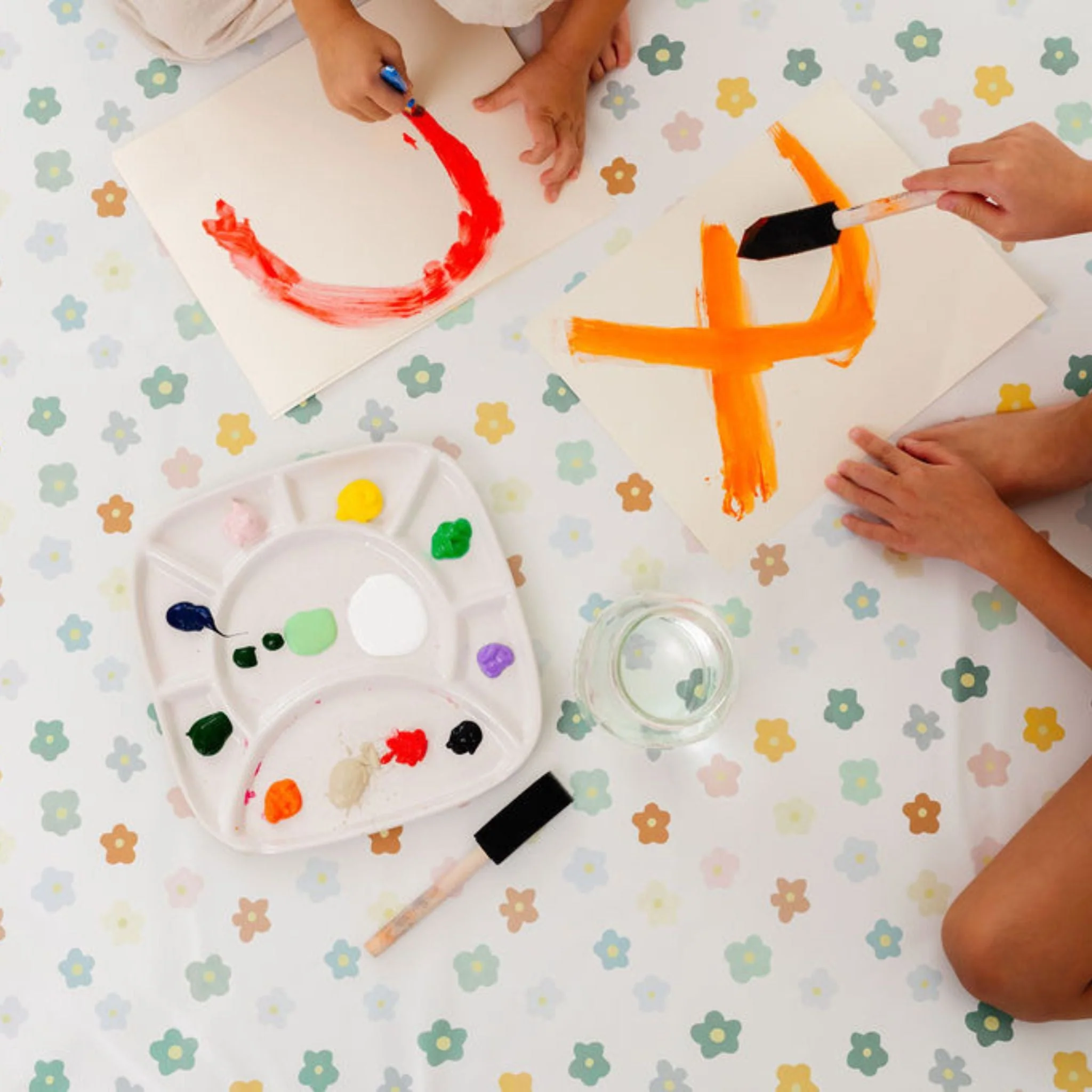 Toki Kids Playful Posies Vegan Leather Mat - Image 4