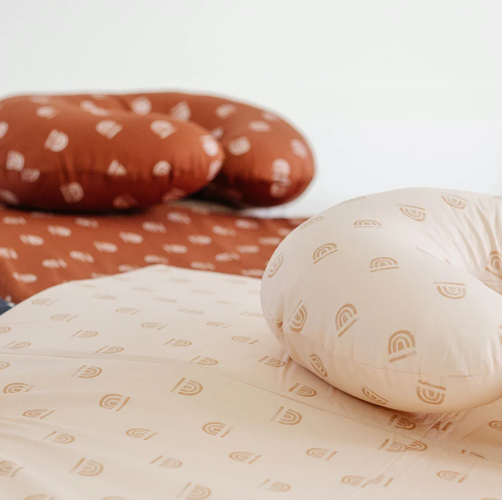 Toki Kids Rainbow Peach Organic Cotton Mat - Image 11