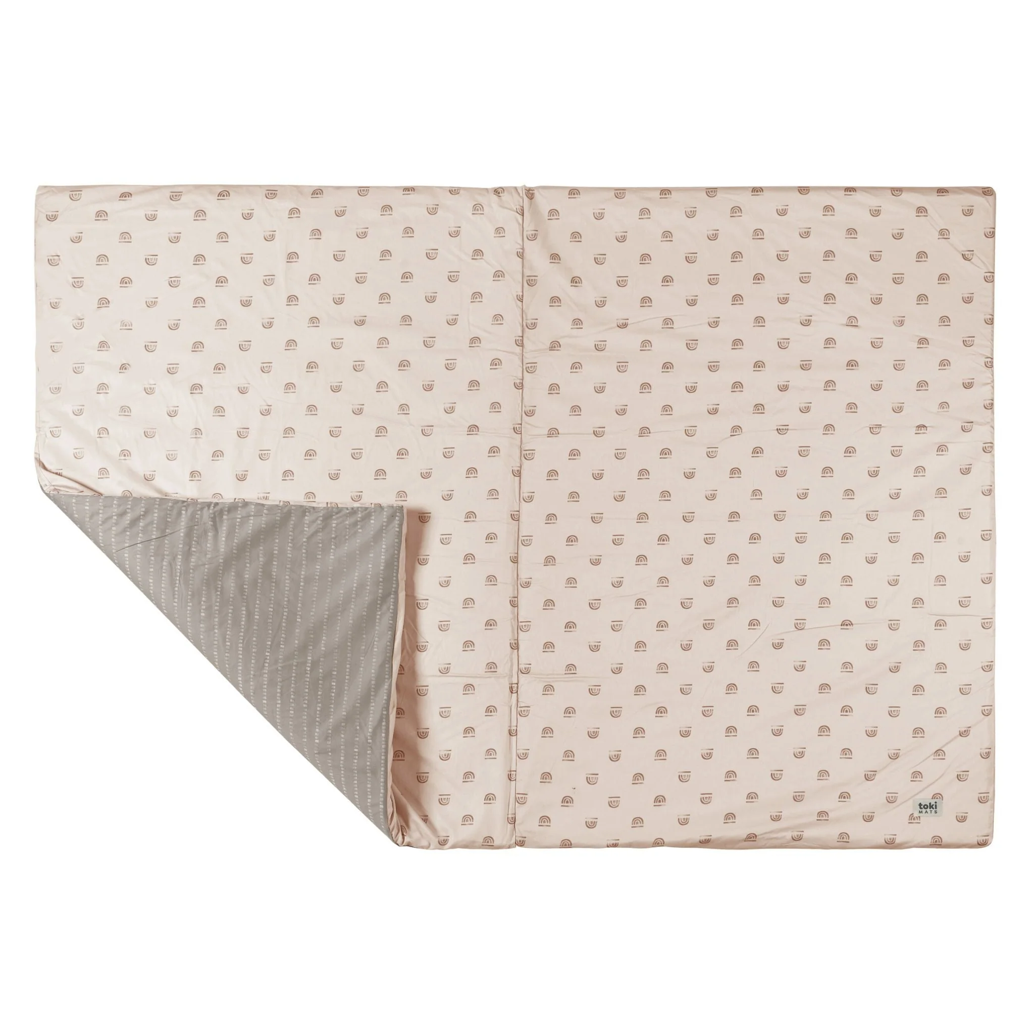 Toki Kids Rainbow Peach Organic Cotton Mat - Image 9
