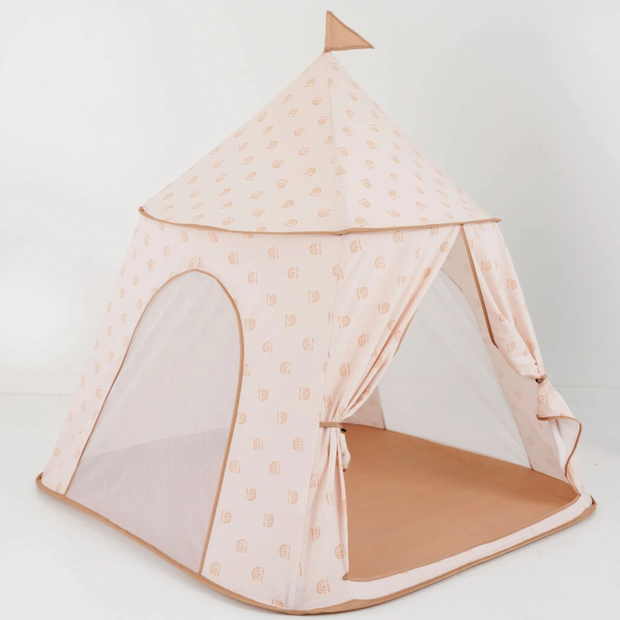 Toki Kids Rainbow Peach Play Tent - Image 2