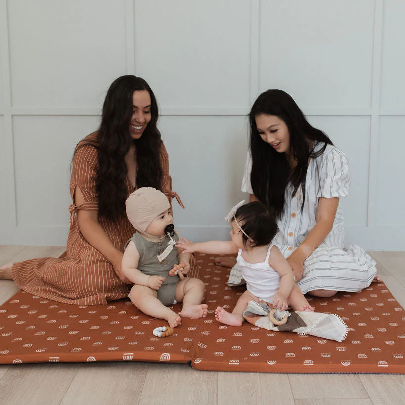 Toki Kids Rainbow Rust Organic Cotton Mat - Image 6